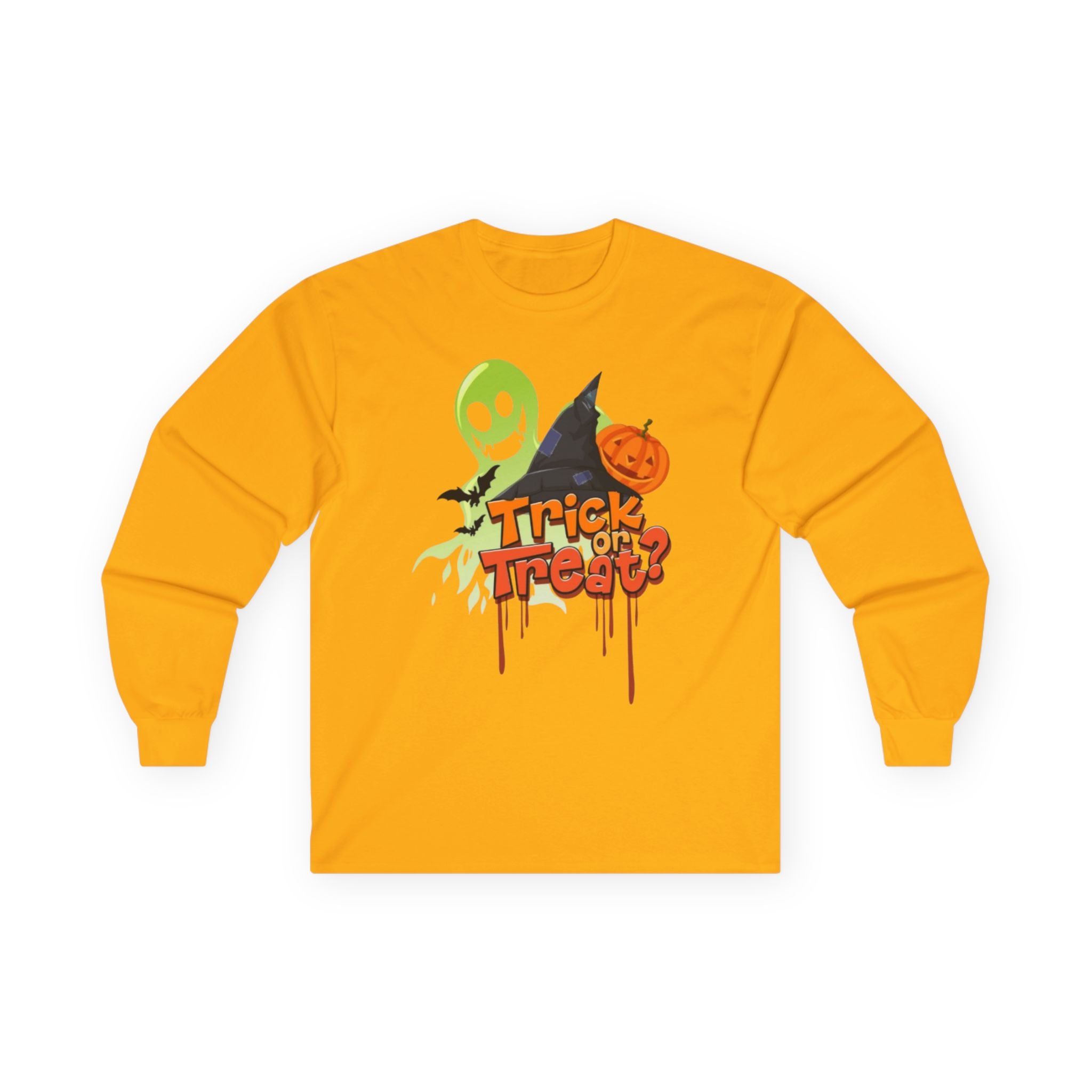 Halloween Trick or Treat Unisex Ultra Cotton Long Sleeve T-Shirt