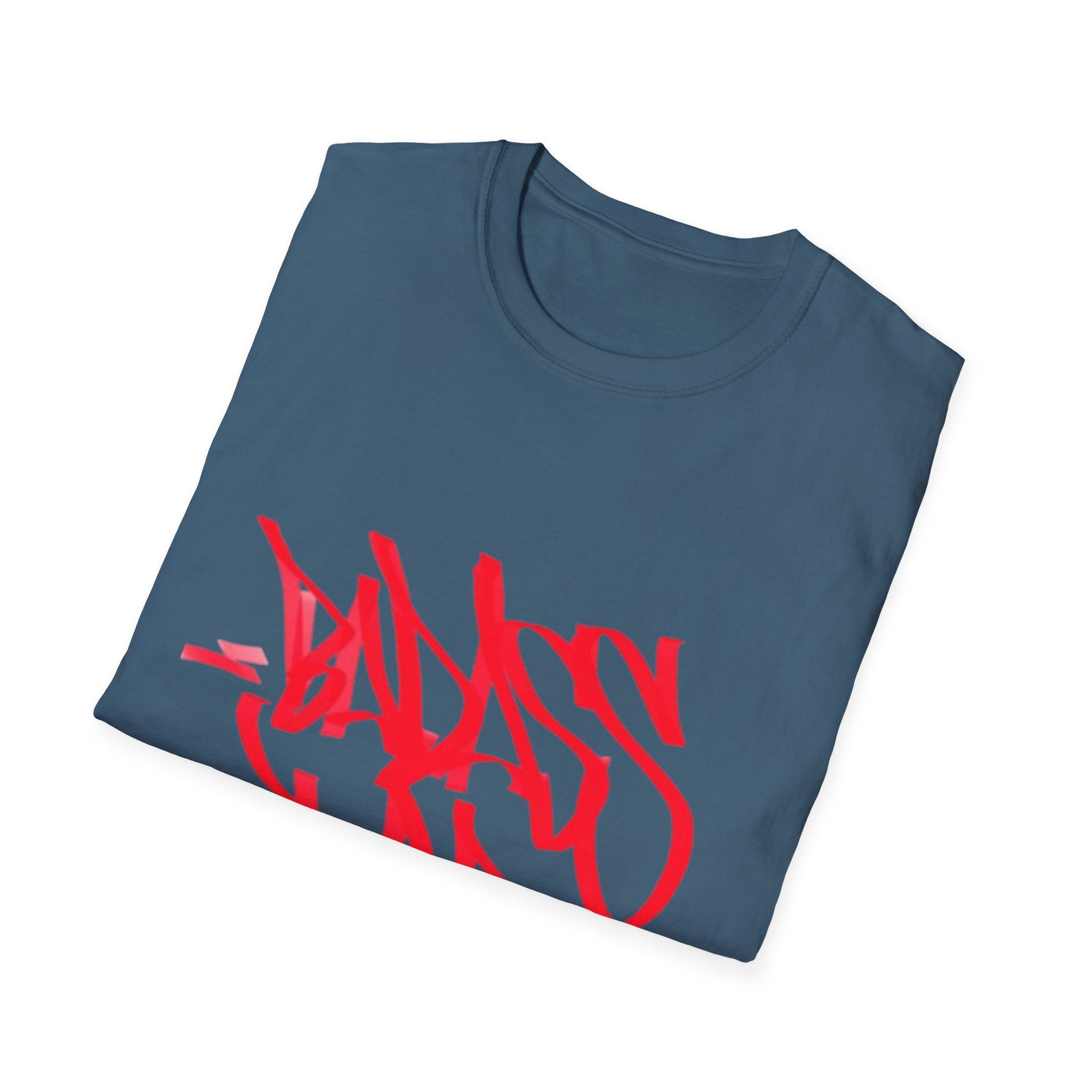 Red Graffiti Style Unisex Softstyle T-Shirt