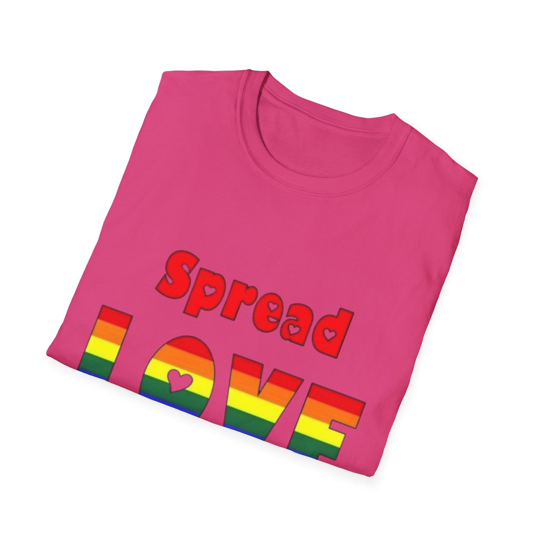 Spread Love Not Hate Unisex Softstyle T-Shirt