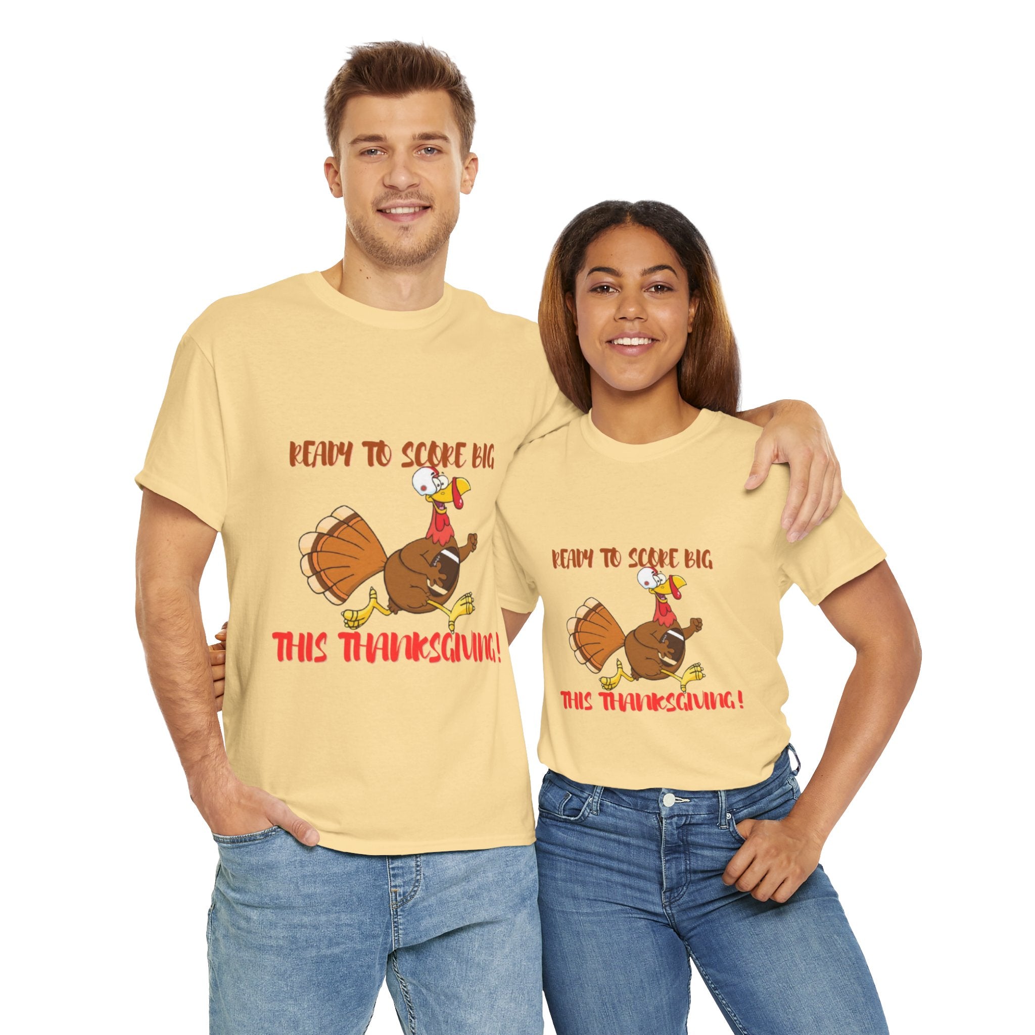 Ready To Score Big This Thanksgiving Unisex Heavy Cotton T-Shirt