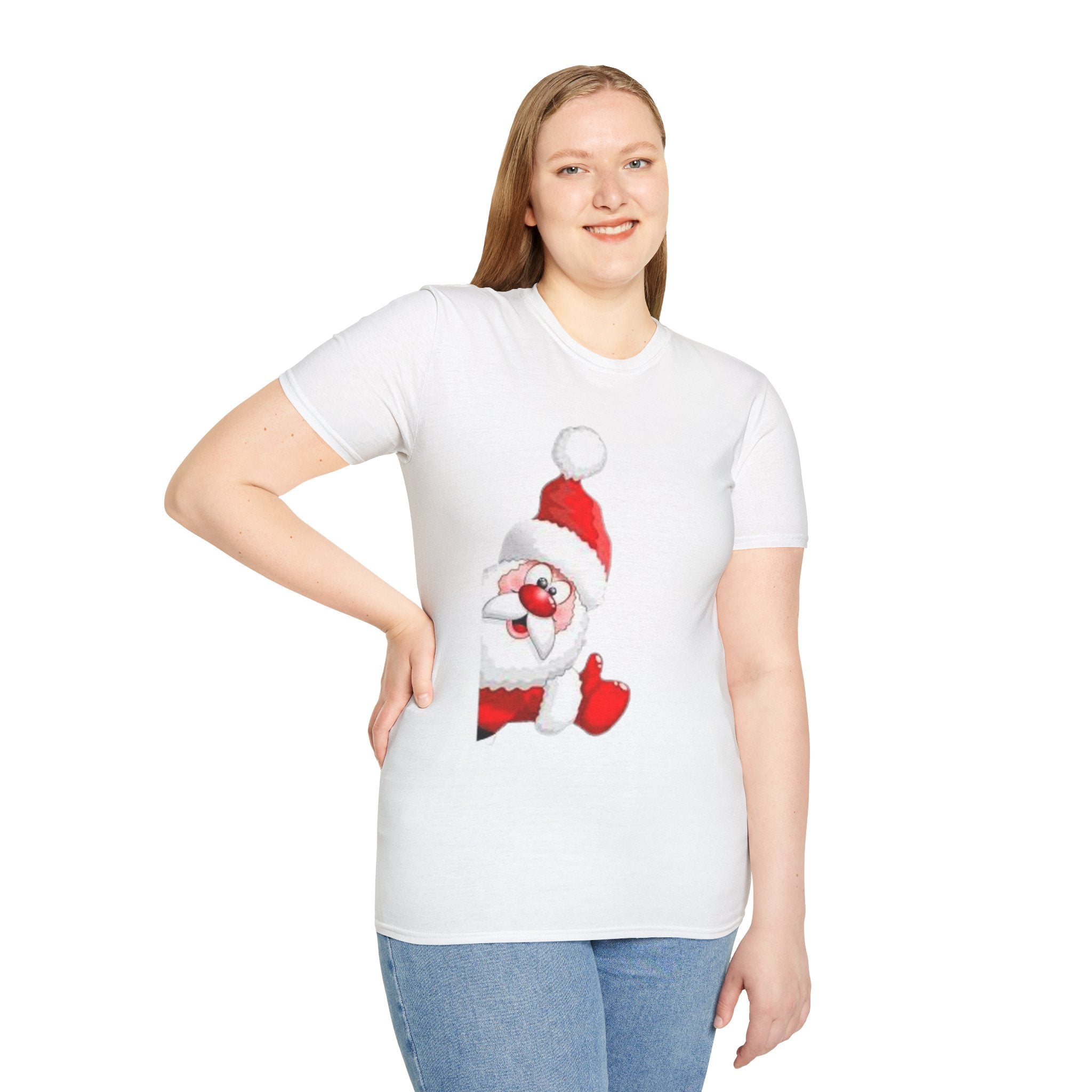 Festive Santa Unisex Softstyle T-Shirt