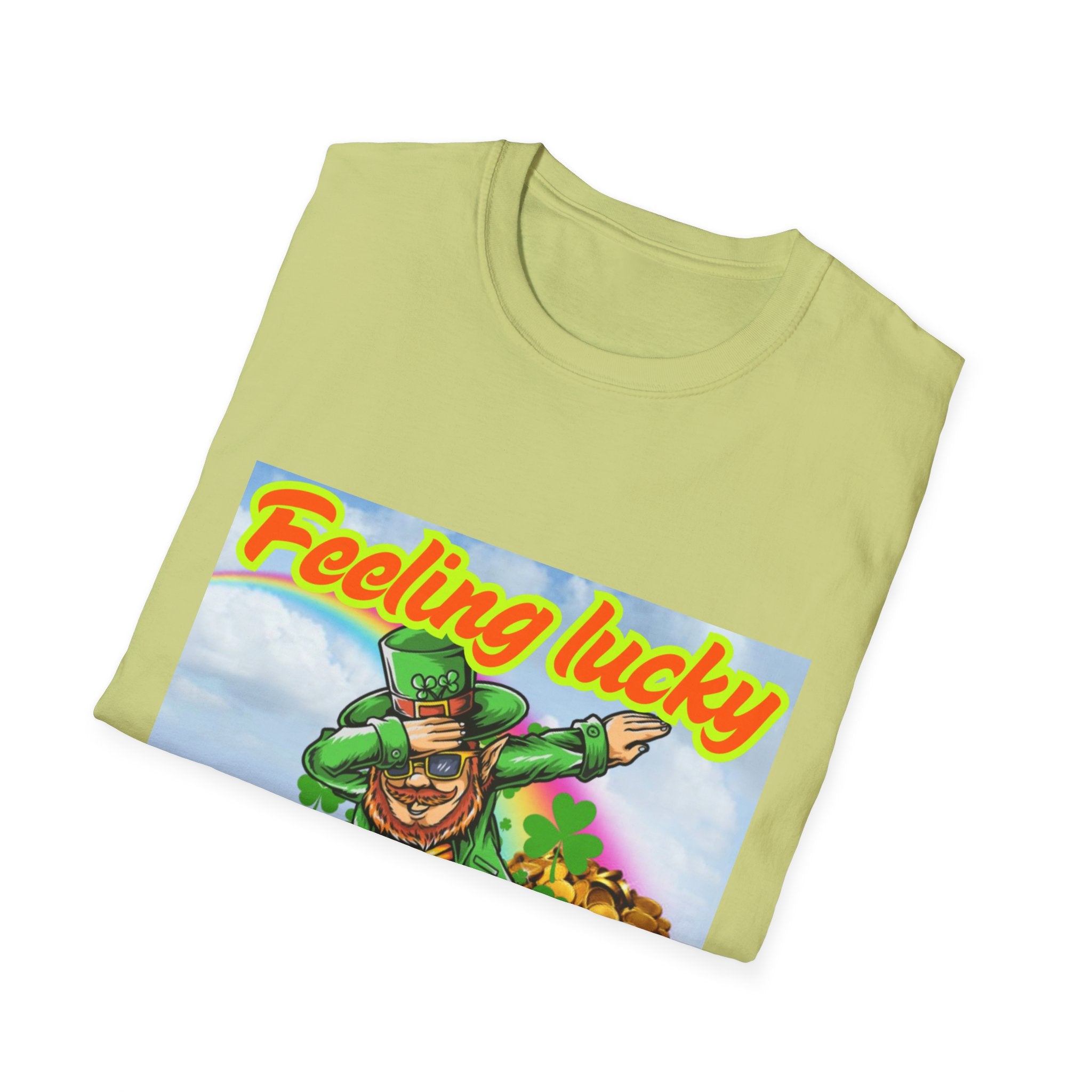 Feeling Lucky And Ready To Groove! Unisex Softstyle T-Shirt