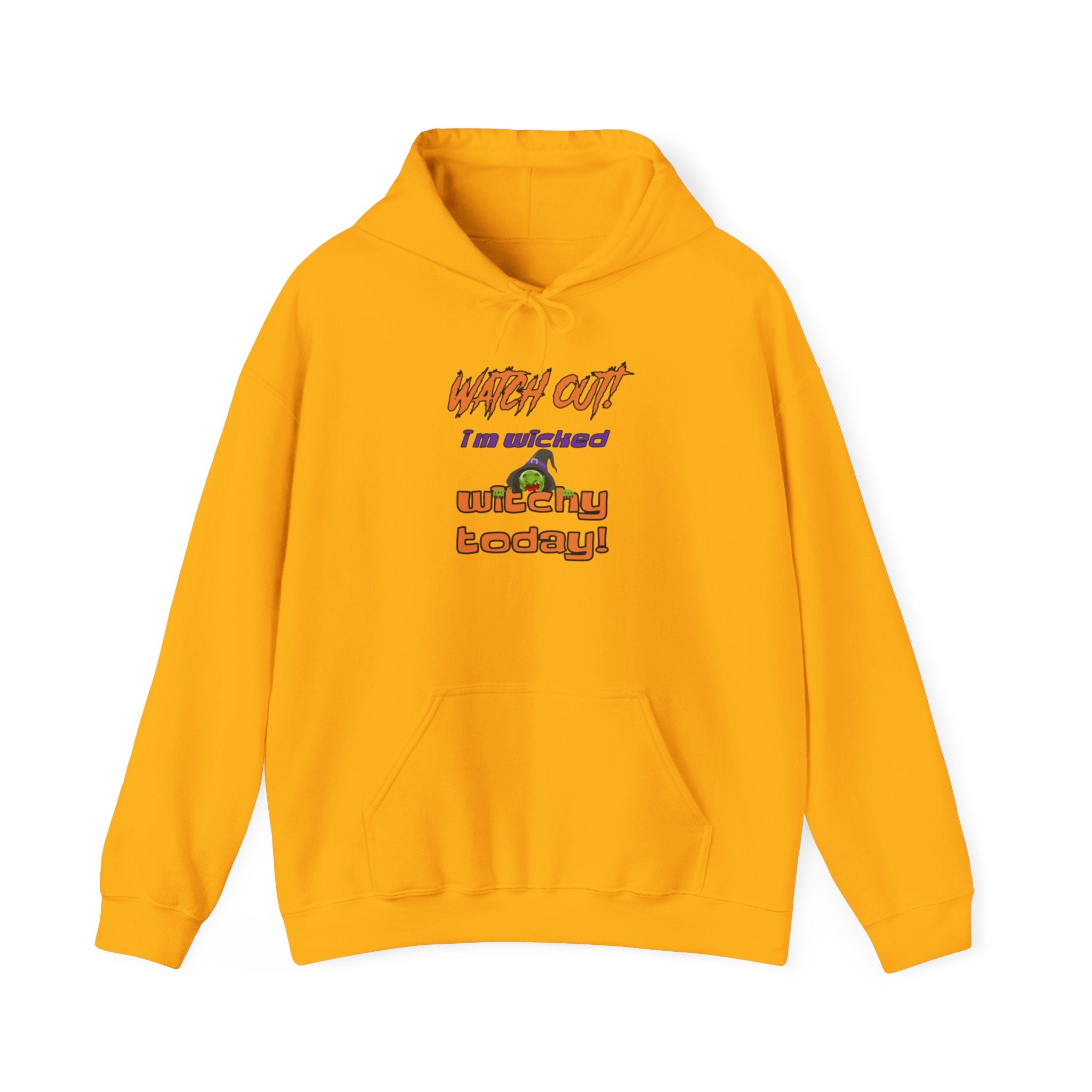 Watch Out I Am Wicked Witchy Today Unisex Heavy Blend Hooded Sweatshirt