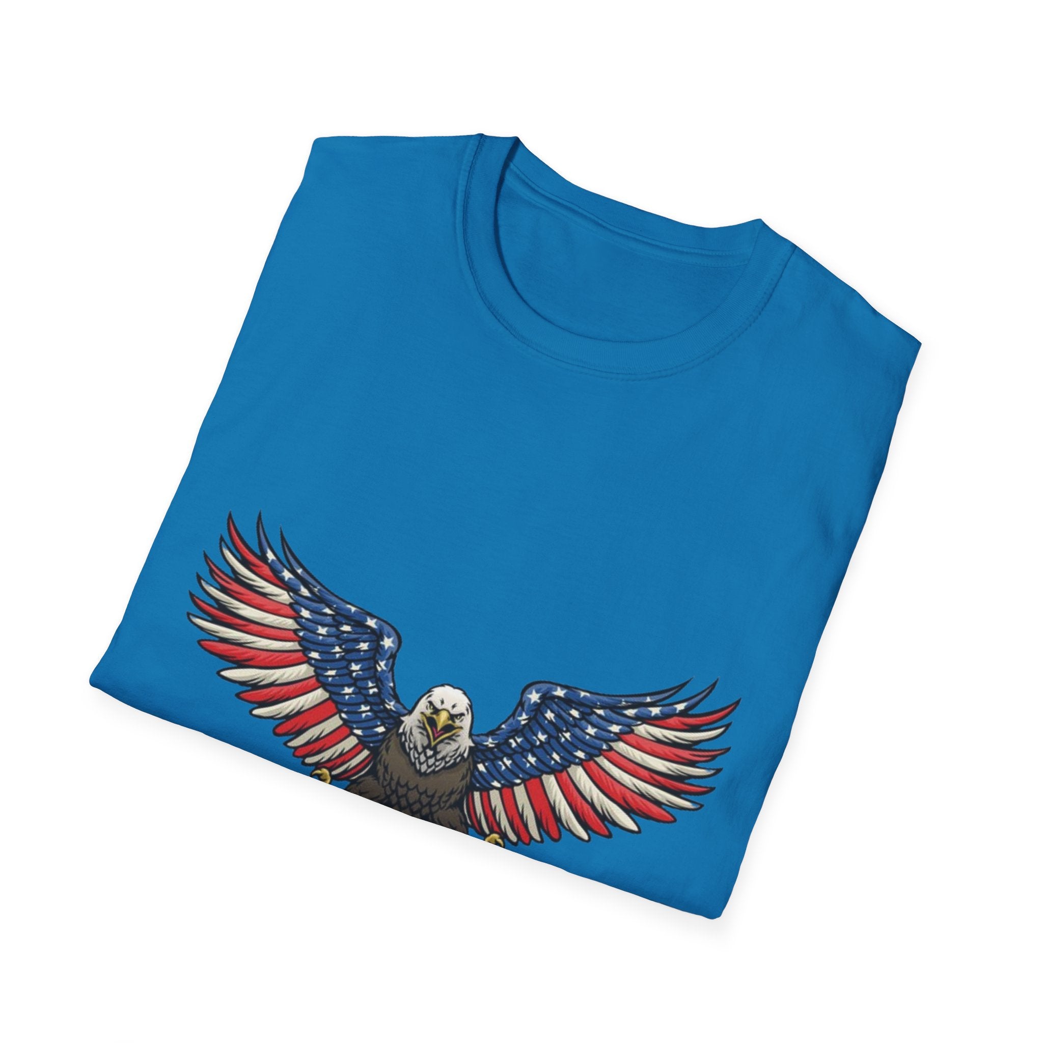 Patriotic Eagle Unisex Softstyle T-Shirt