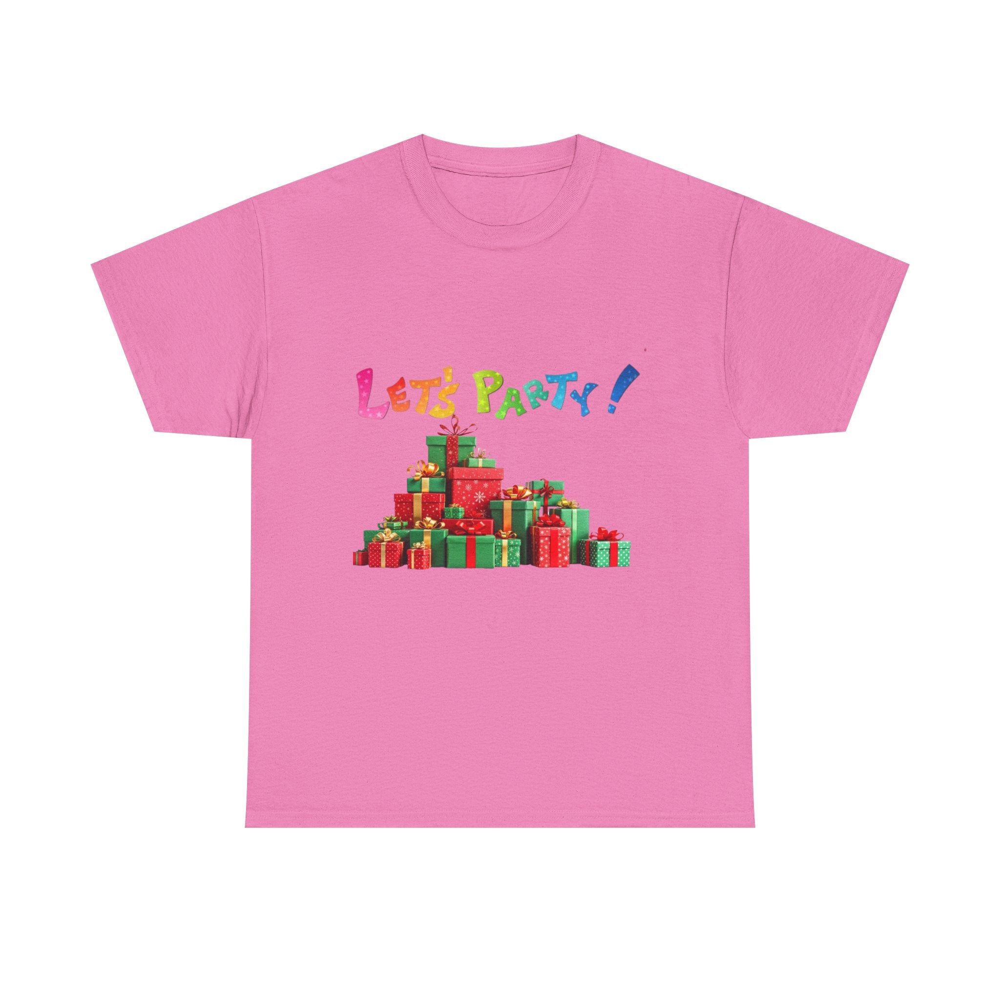 Let's Party! Christmas Presents Unisex Heavy Cotton T-Shirt
