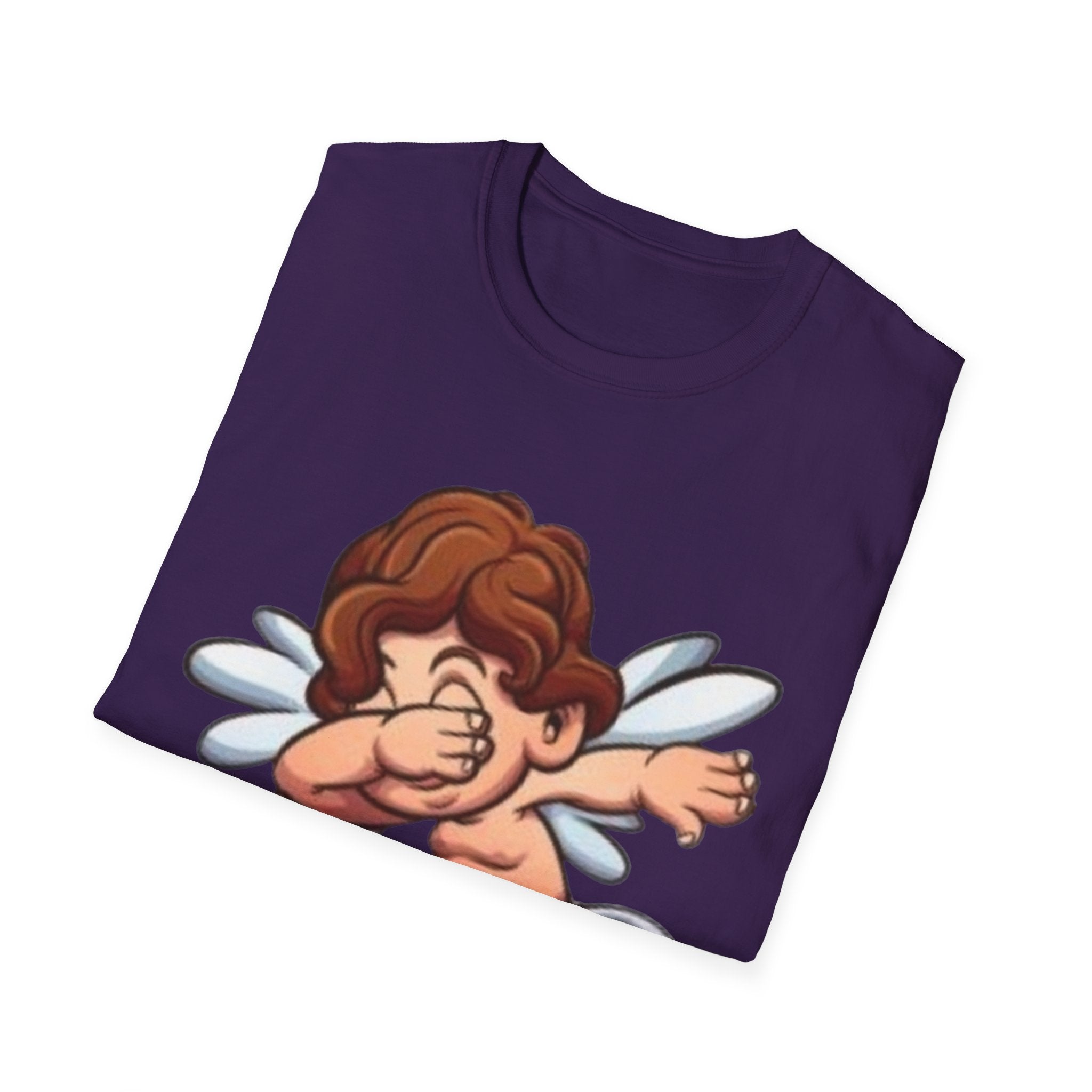 Dabbing Double Sided Angel & Devil Unisex Softstyle T-Shirt
