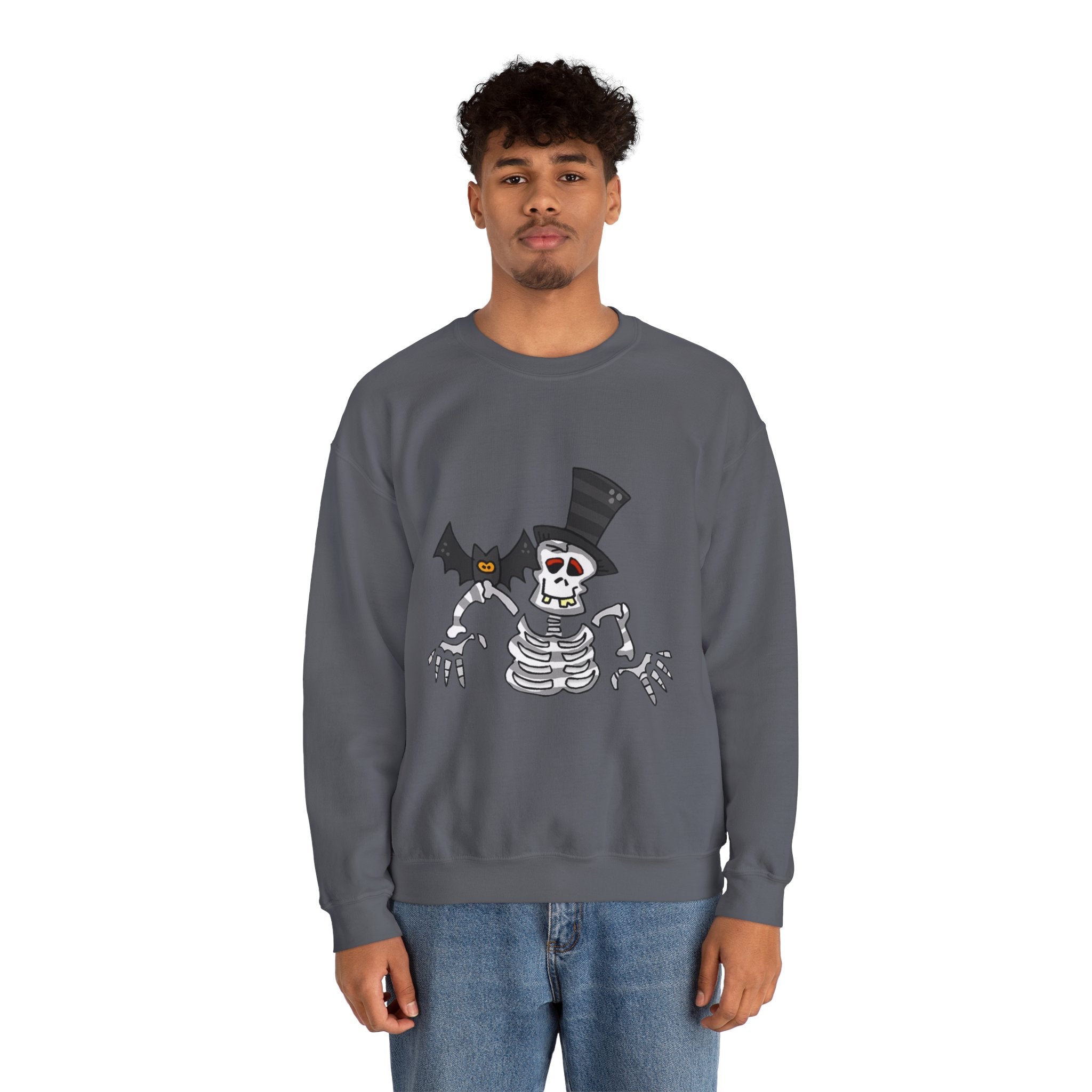 Halloween Skeleton Unisex Crewneck Sweatshirt