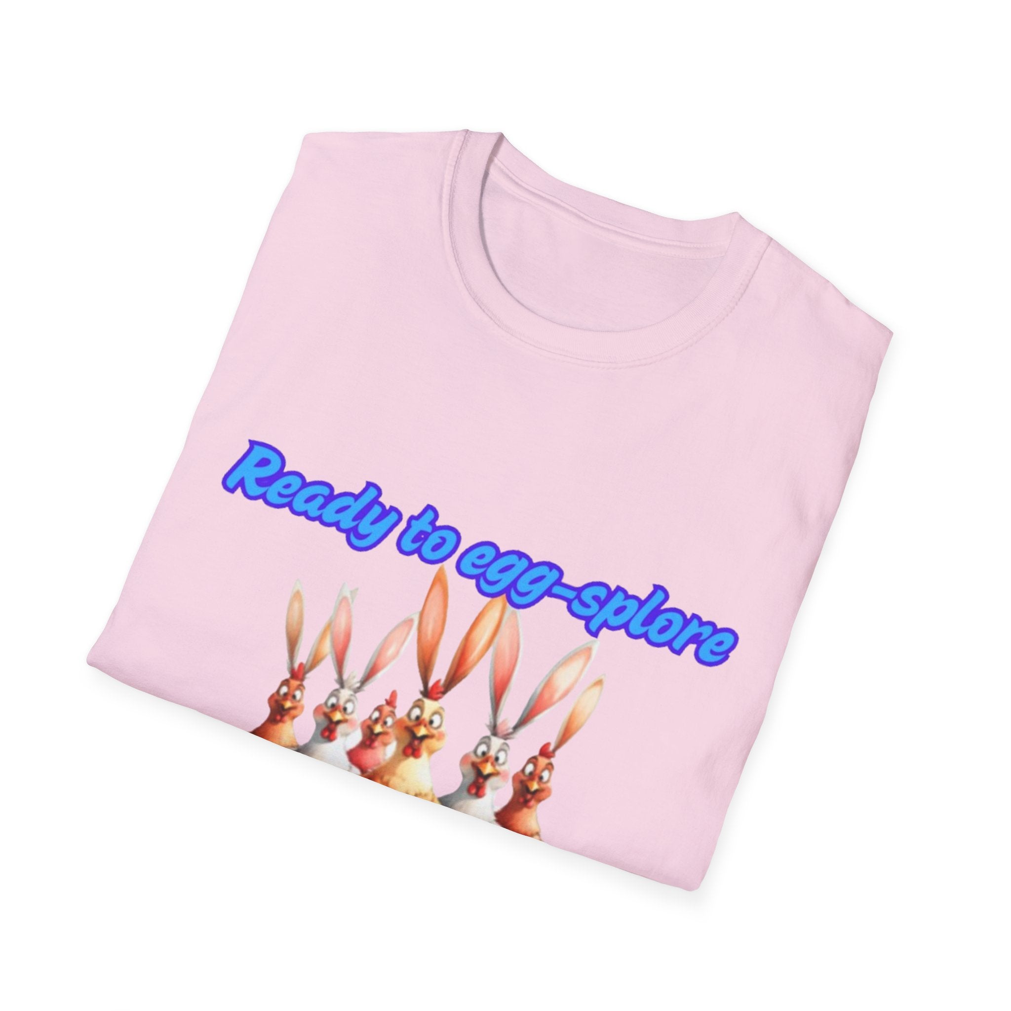 Ready To Egg-splore Some Serious Easter Fun Unisex Softstyle T-Shirt