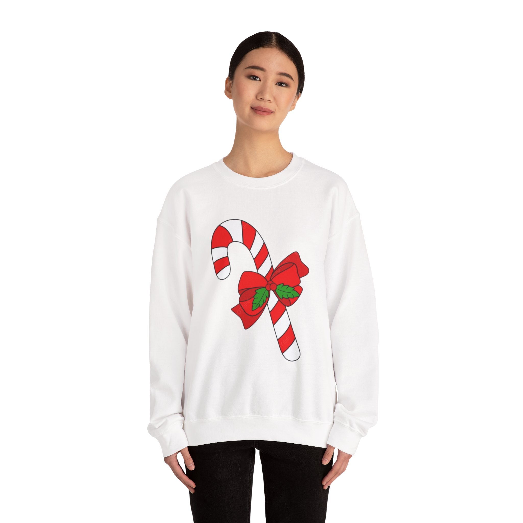 Candy Cane Holiday Unisex Heavy Blend™ Crewneck Sweatshirt