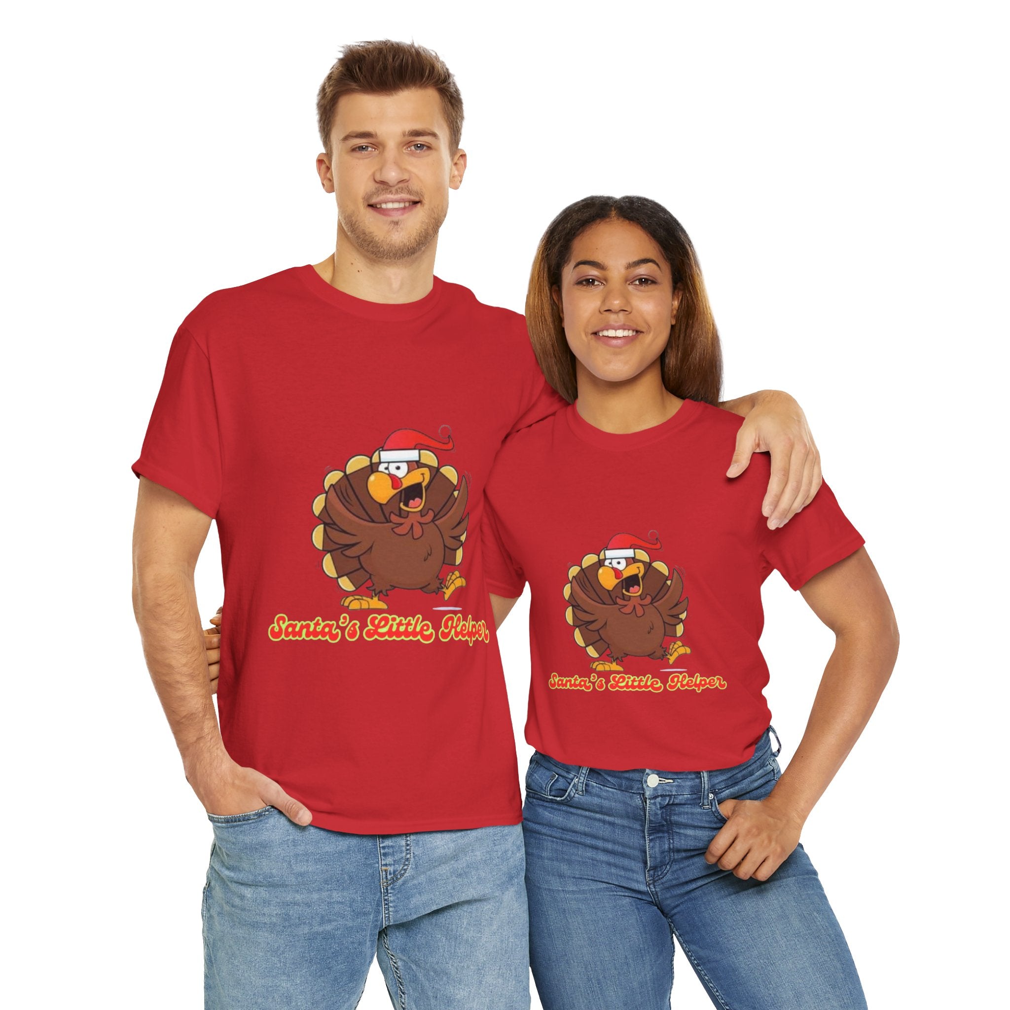 Santa's Little Helper Unisex Heavy Cotton T-Shirt