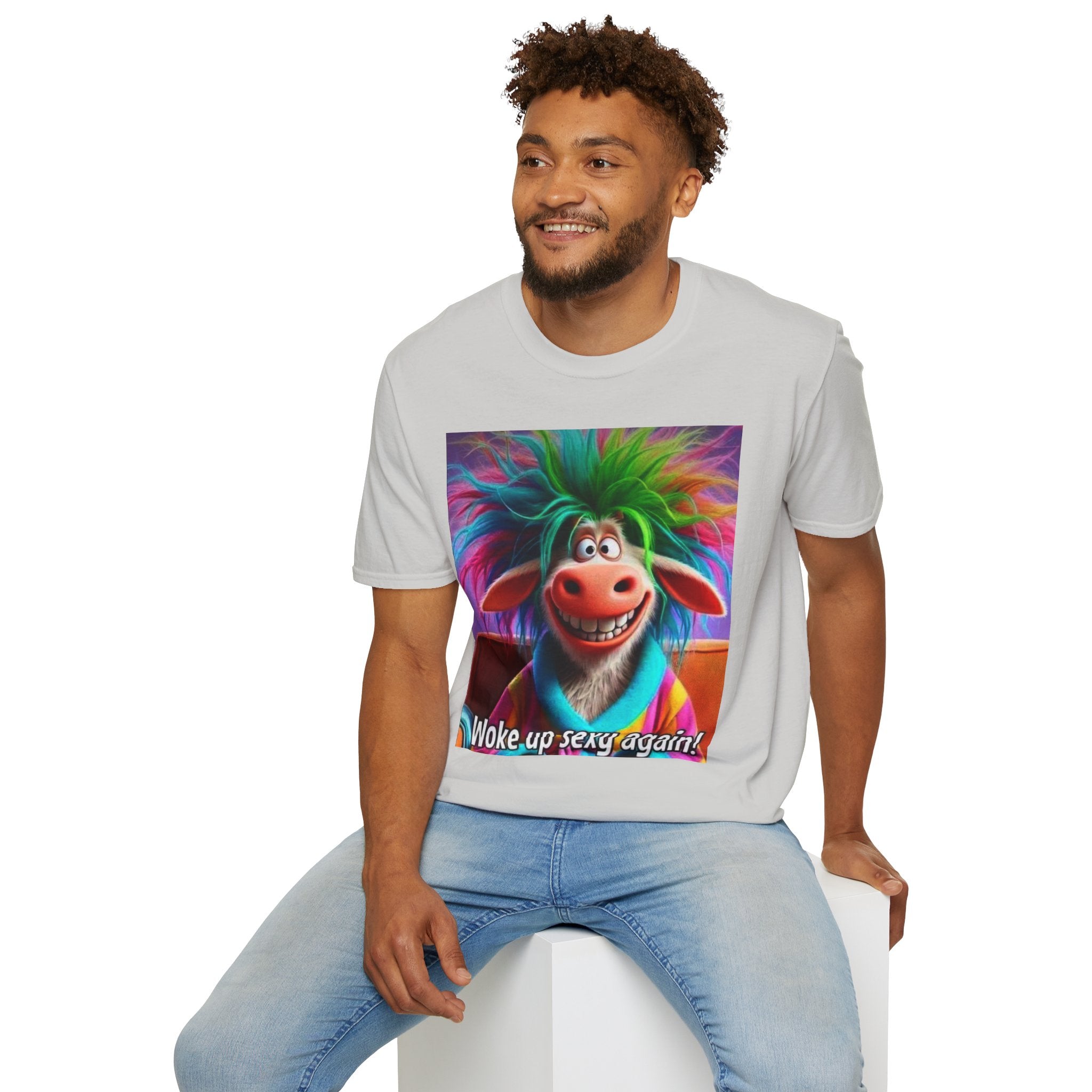 Woke Up Sexy Again Unisex Softstyle T-Shirt