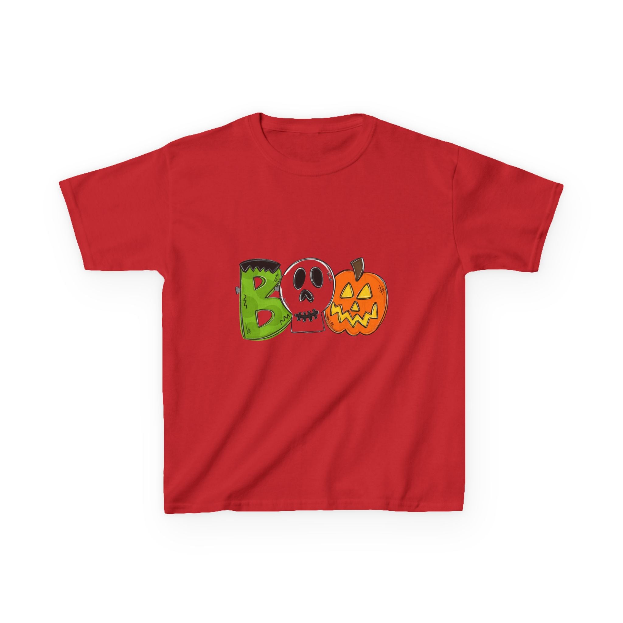Halloween BOO Kids Short Sleeve T-Shirt