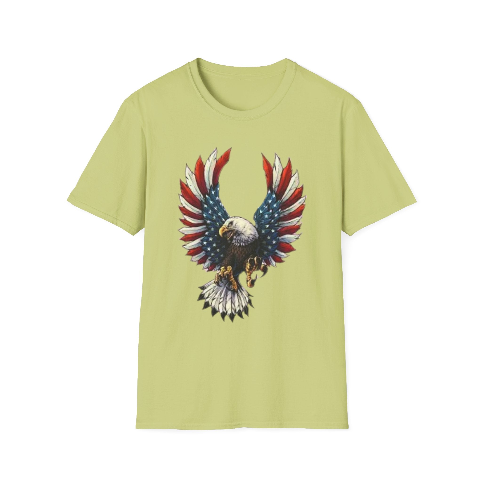 Patriotic Eagle Unisex Softstyle T-Shirt