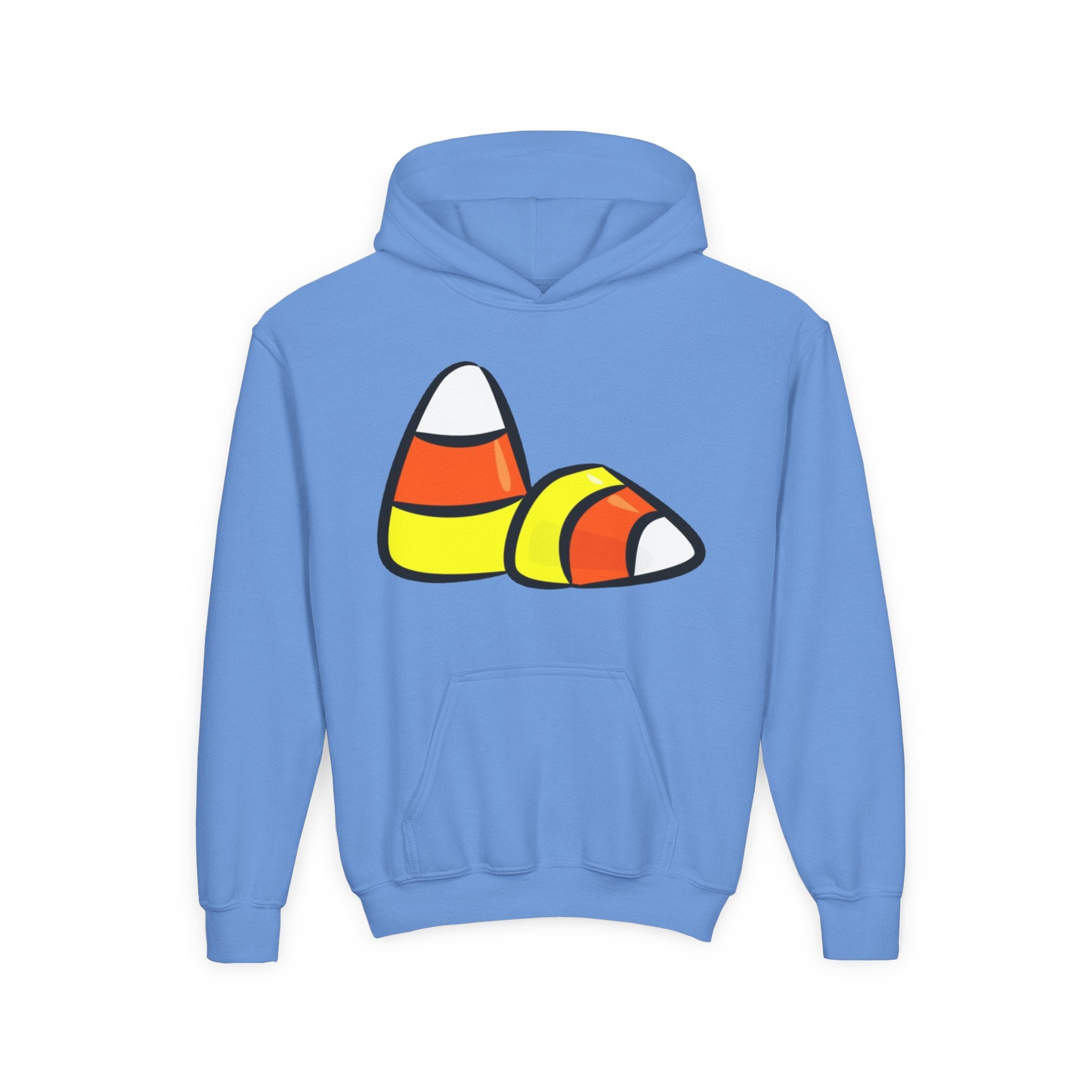 Halloween Candy Corn Youth Heavy Blend Hooded Sweatshirt