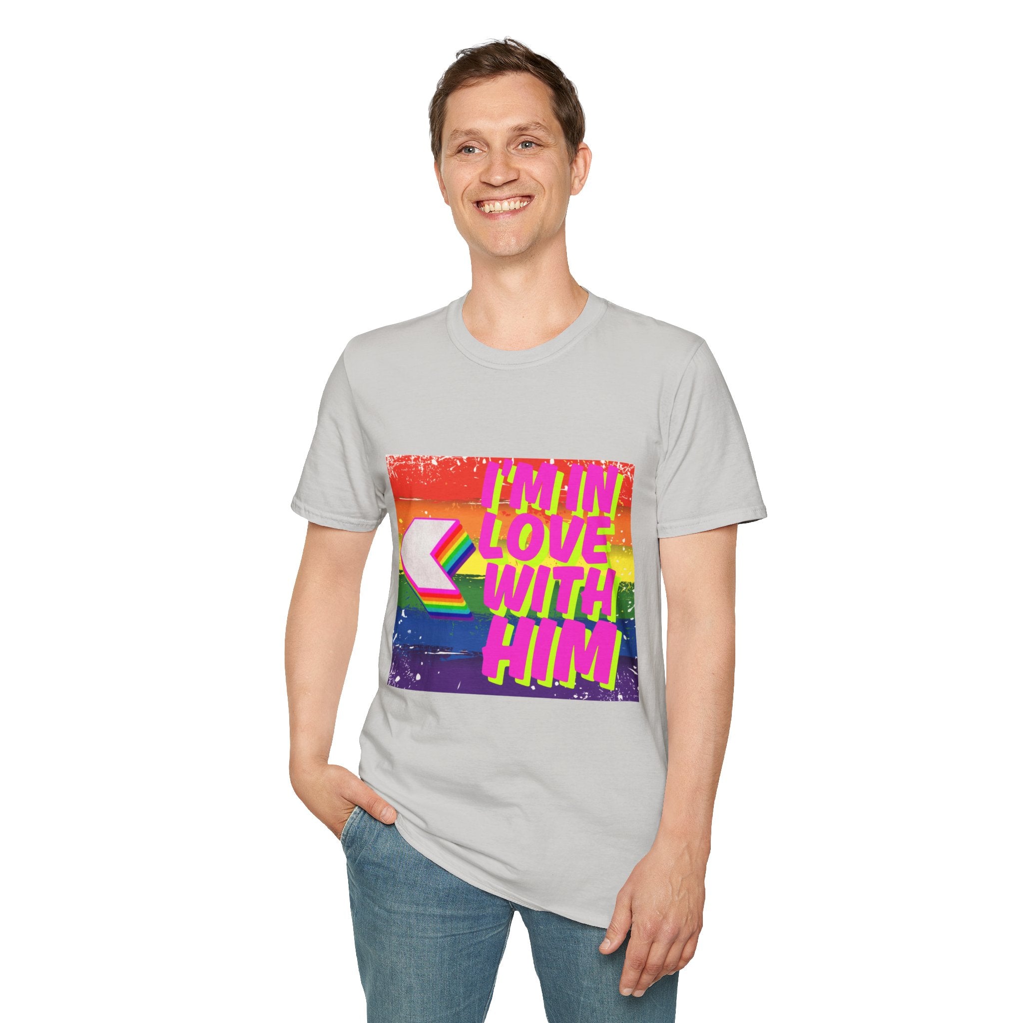 I'm In Love With Him Unisex Softstyle T-Shirt