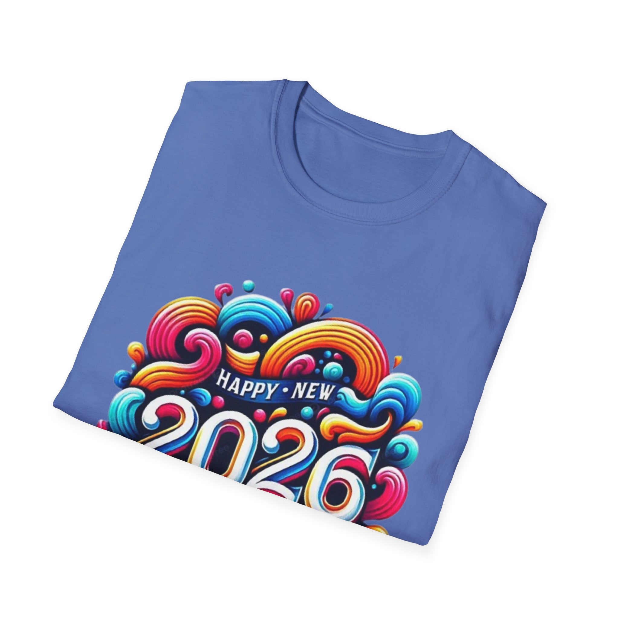 2026 Happy New Year Unisex Softstyle T-Shirt