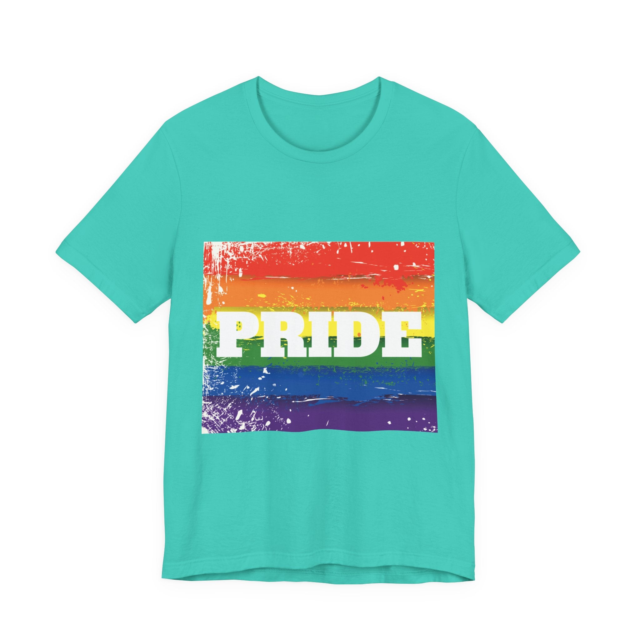 Pride Rainbow Unisex Jersey Short Sleeve T-Shirt