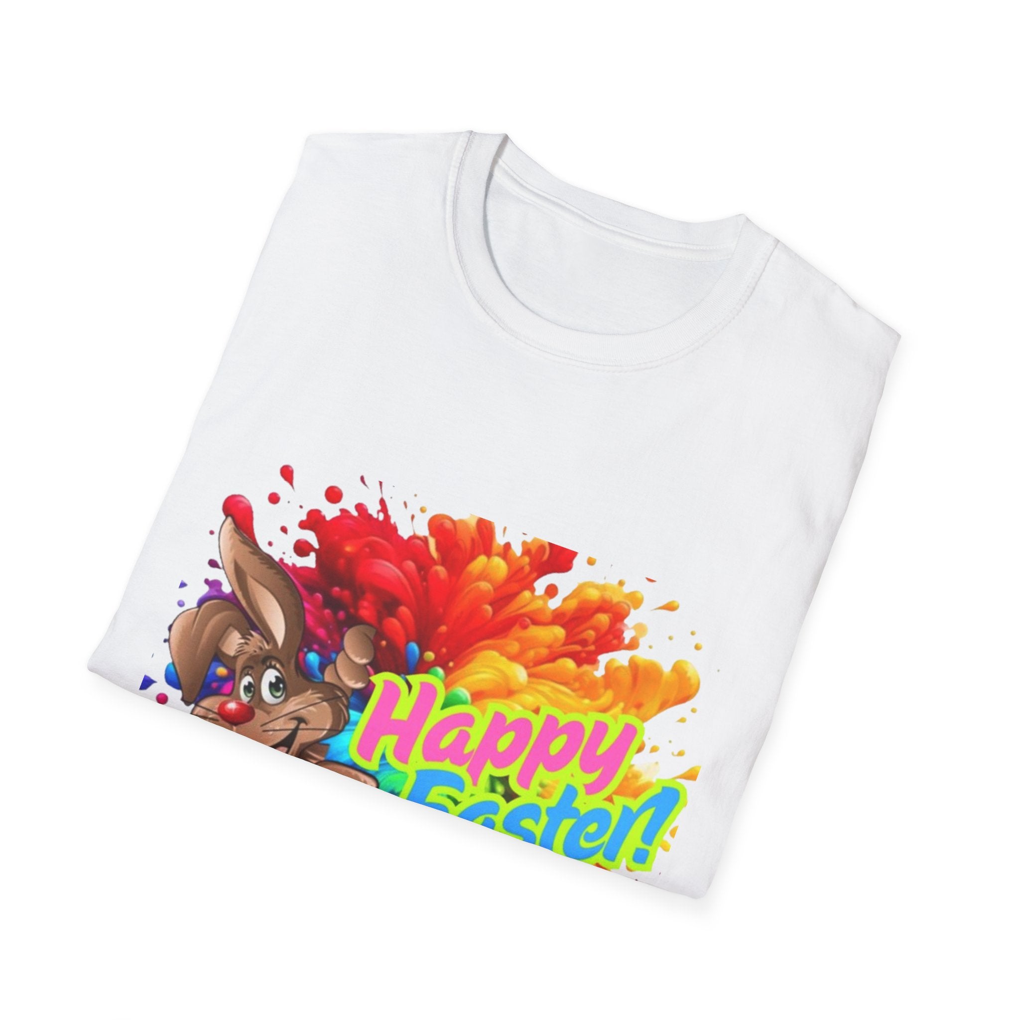 Happy Easter Bunny Unisex Softstyle T-Shirt