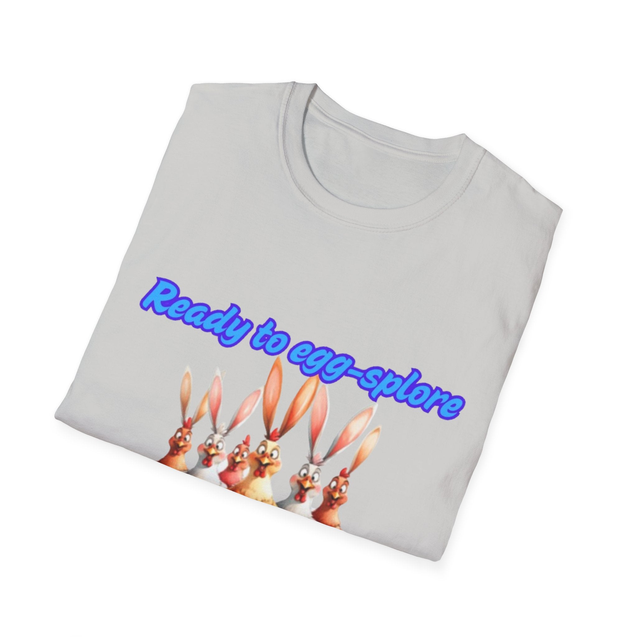 Ready To Egg-splore Some Serious Easter Fun Unisex Softstyle T-Shirt