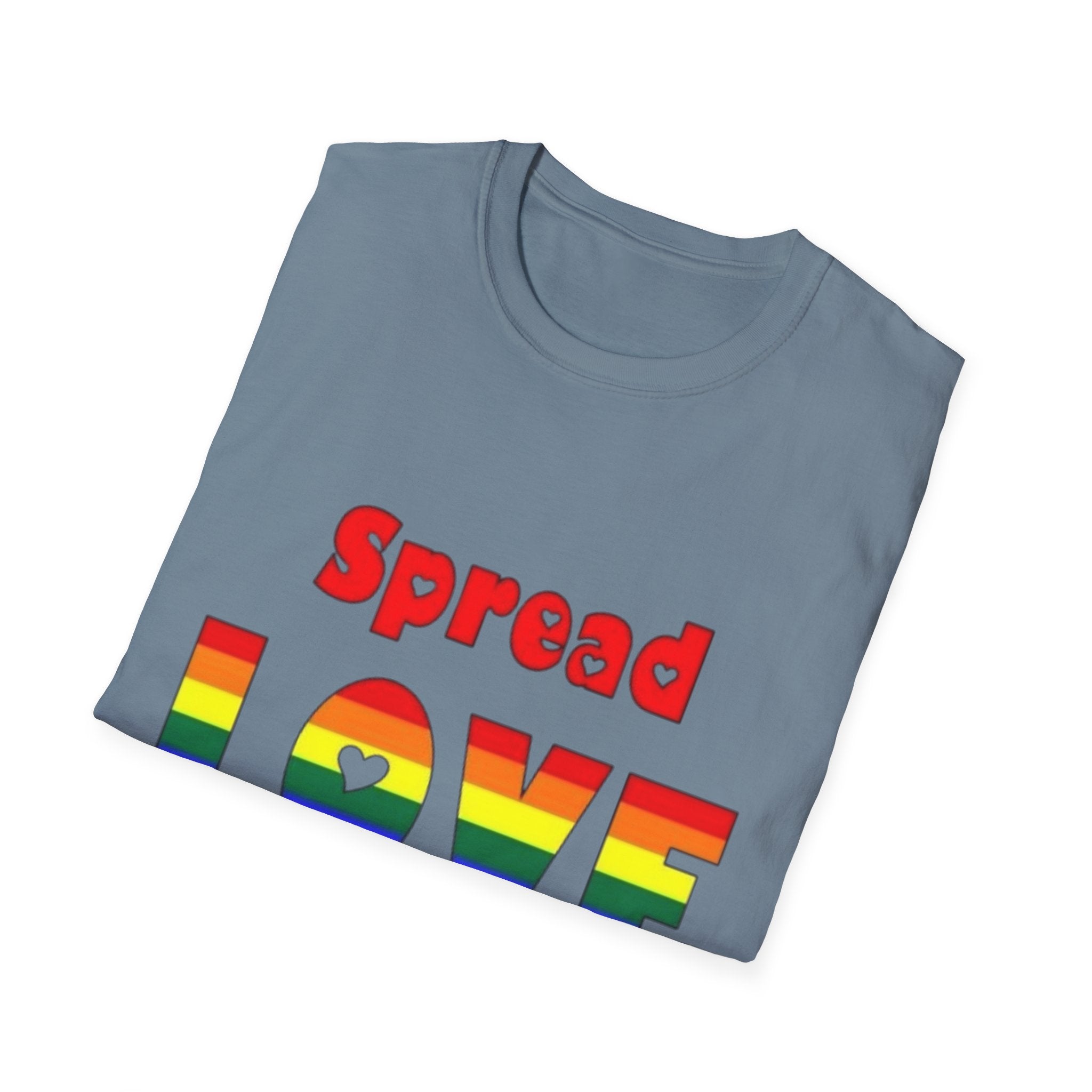 Spread Love Not Hate Unisex Softstyle T-Shirt