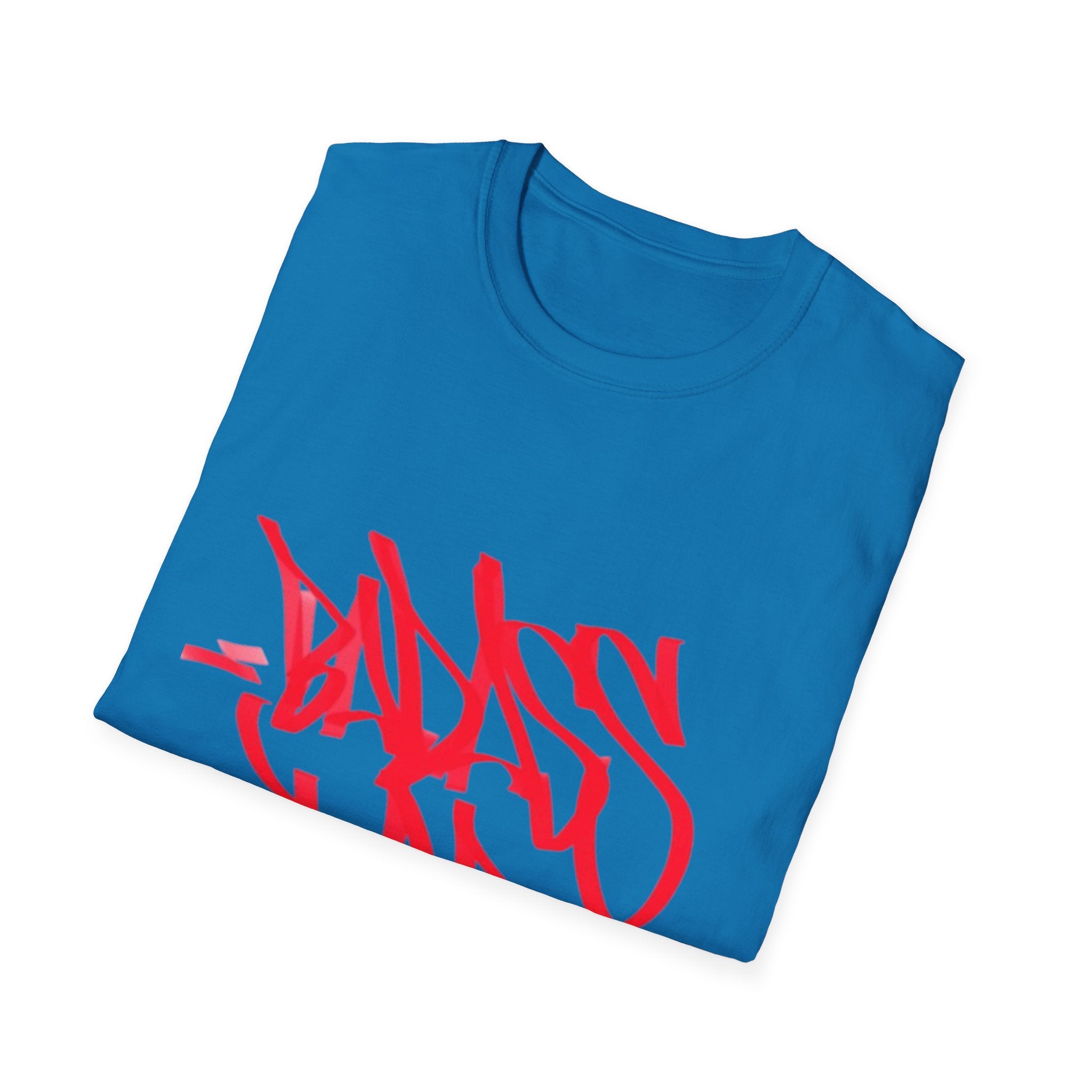 Red Graffiti Style Unisex Softstyle T-Shirt