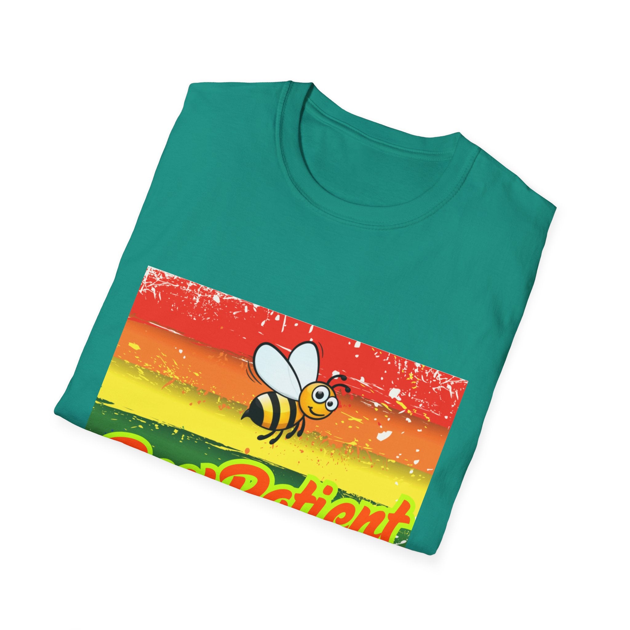 Bee Patient Rainbow Unisex Softstyle T-Shirt