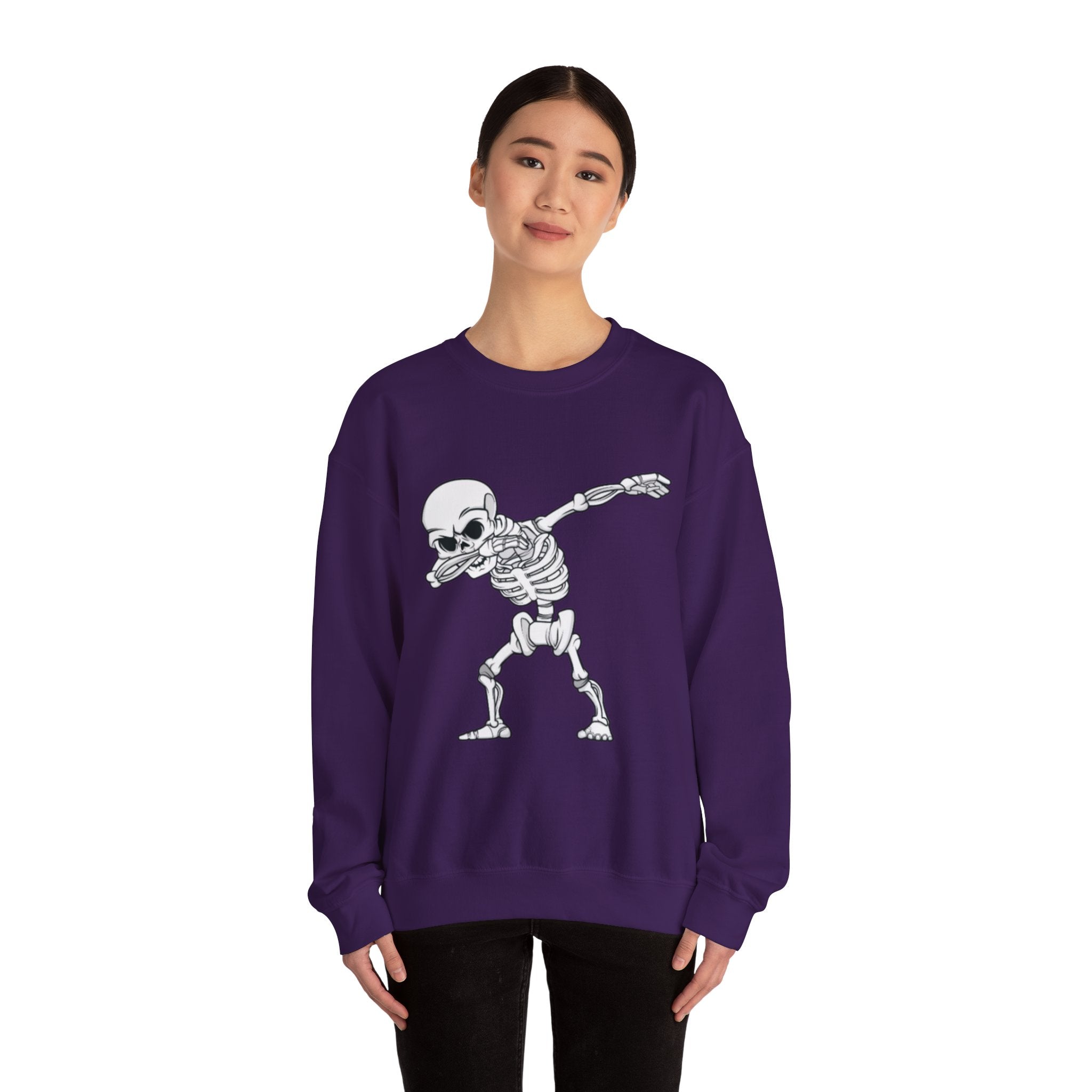 Dabbing Skeleton Unisex Crewneck Sweatshirt