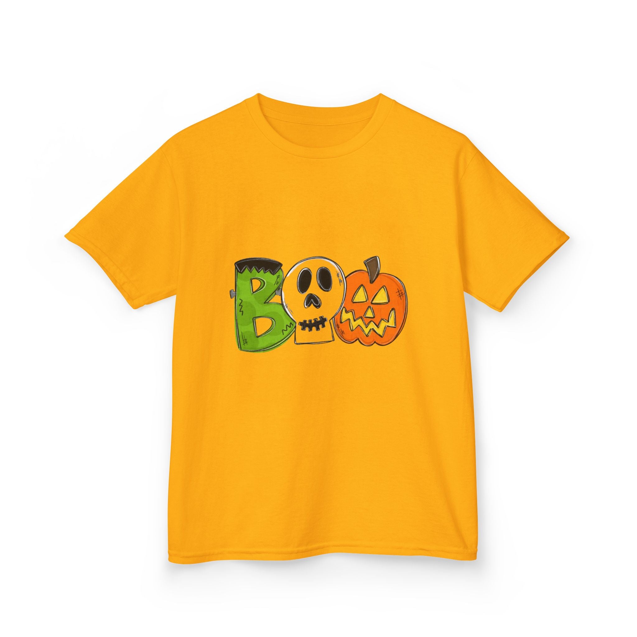 Halloween BOO Kids Short Sleeve T-Shirt