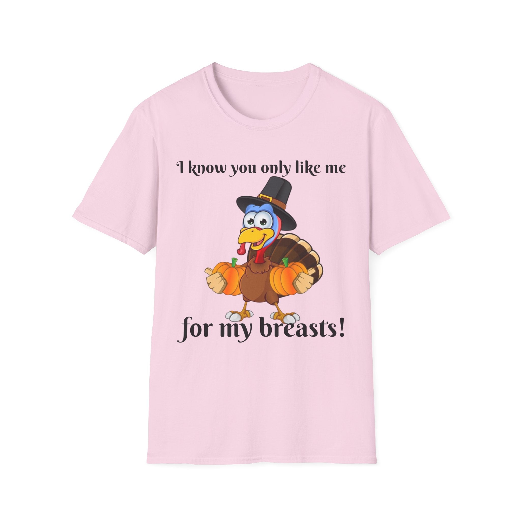 I Know You Only Like Me For My Breasts Unisex Softstyle T-Shirt