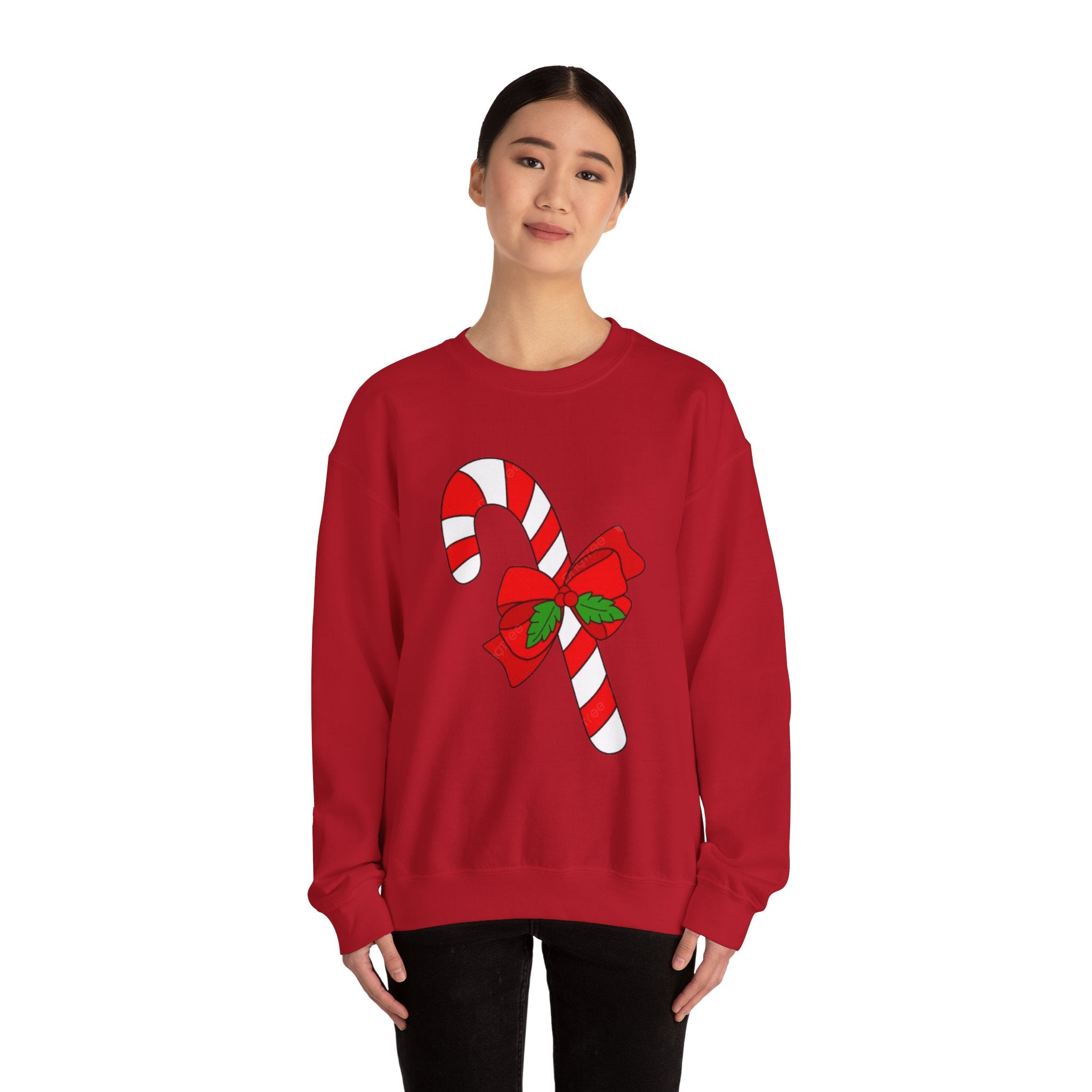 Candy Cane Holiday Unisex Heavy Blend™ Crewneck Sweatshirt
