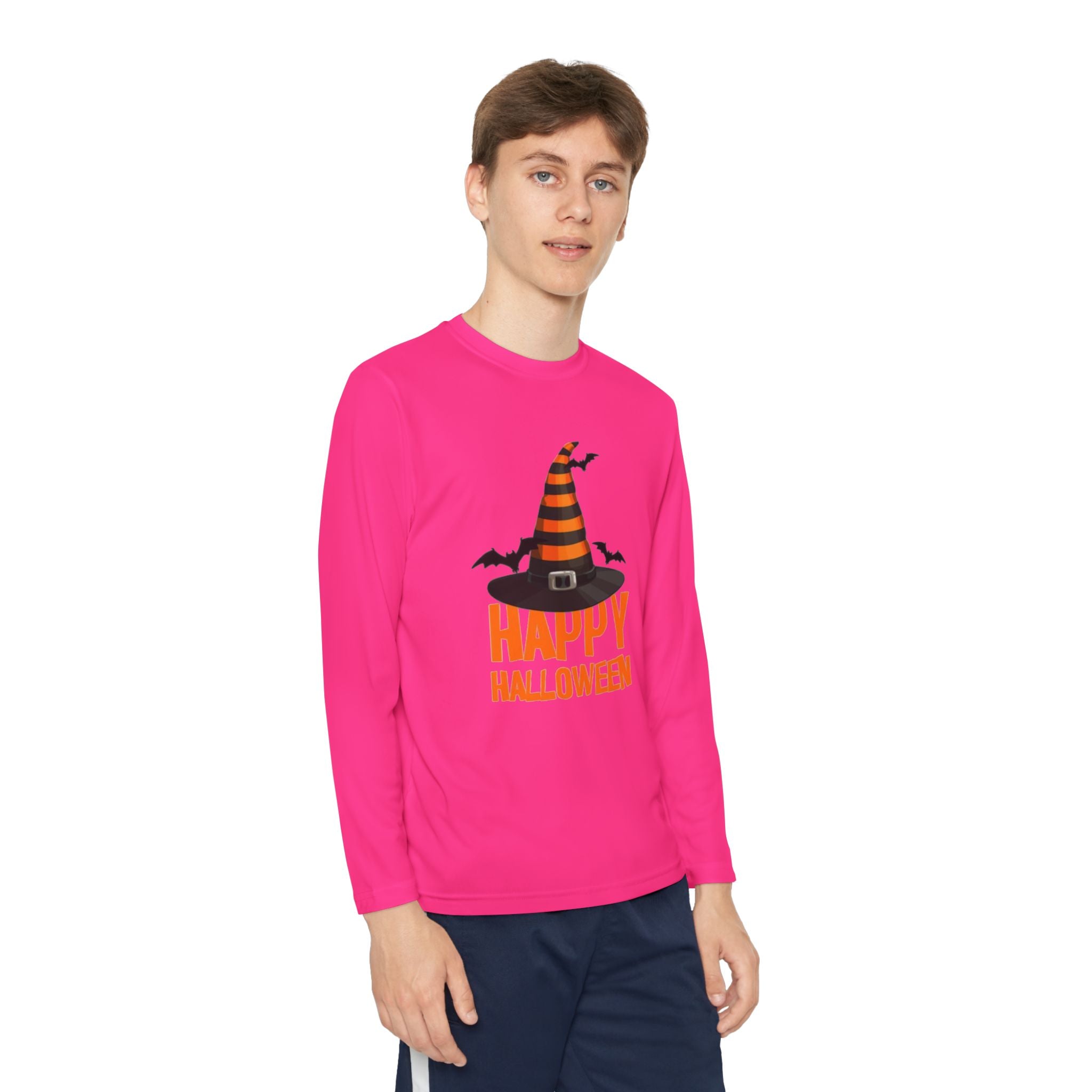 Happy Halloween Youth Long Sleeve Competitor T-Shirt