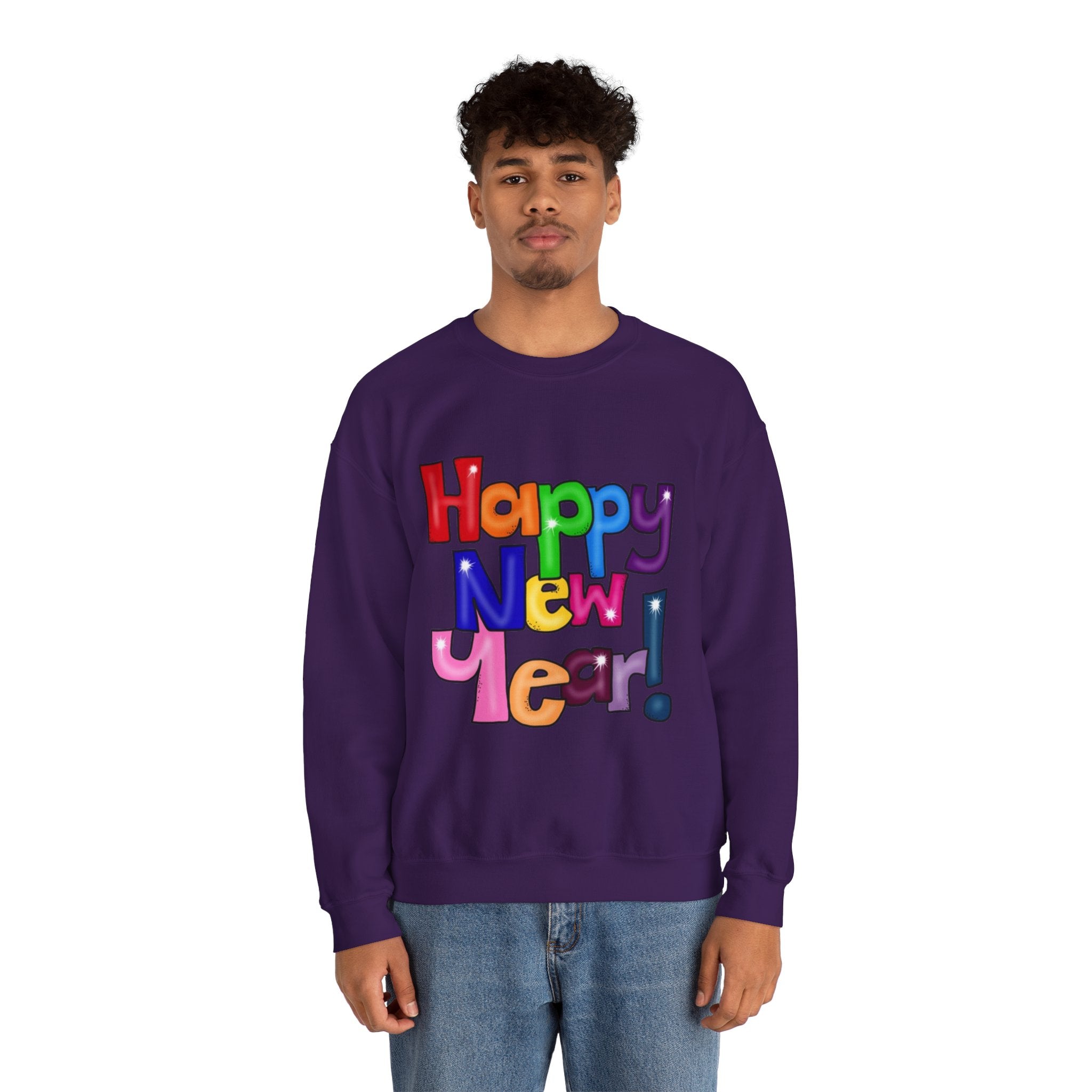 Happy New Year Unisex Heavy Blend™ Crewneck Sweatshirt