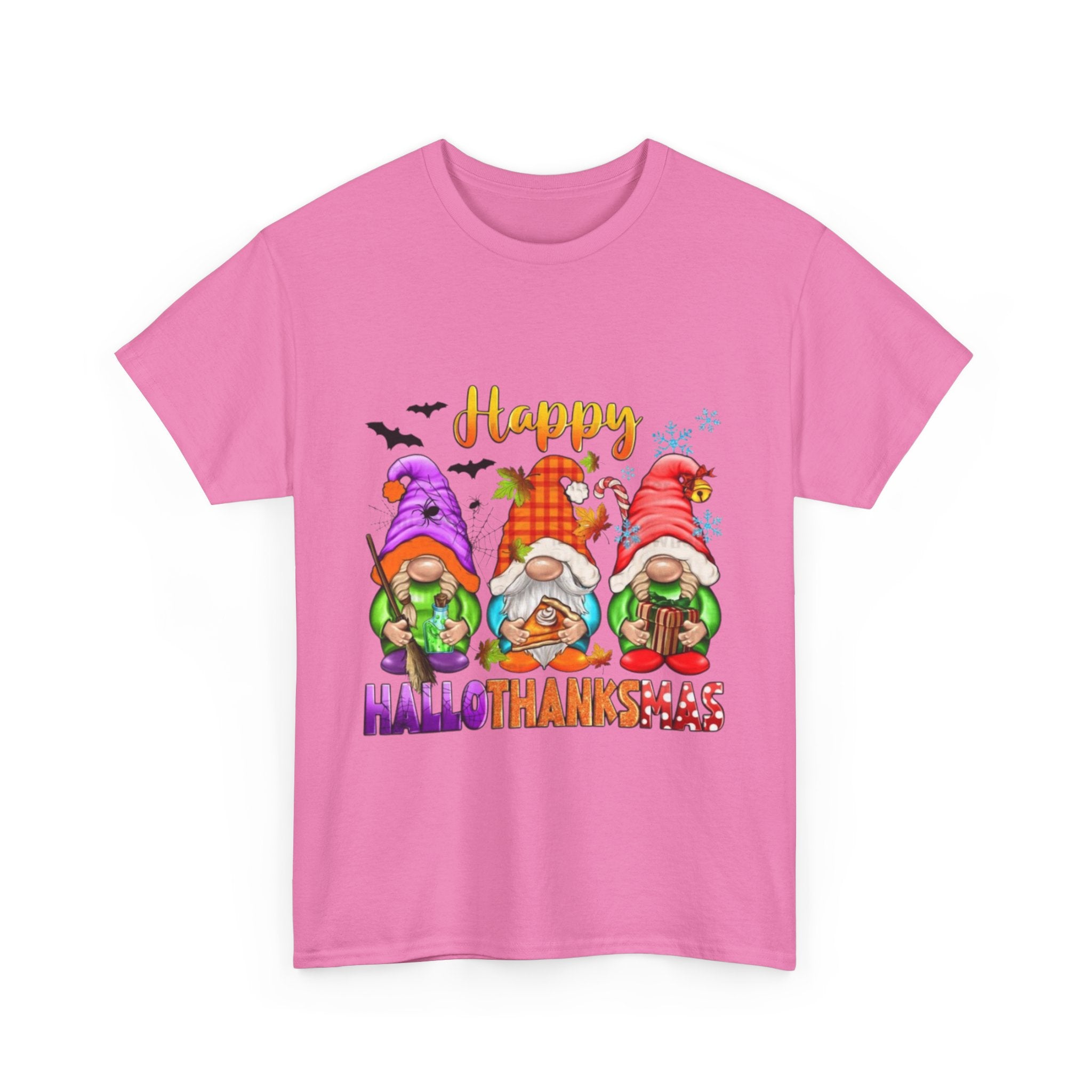 Happy Hallothanksmas Unisex Heavy Cotton T-Shirt