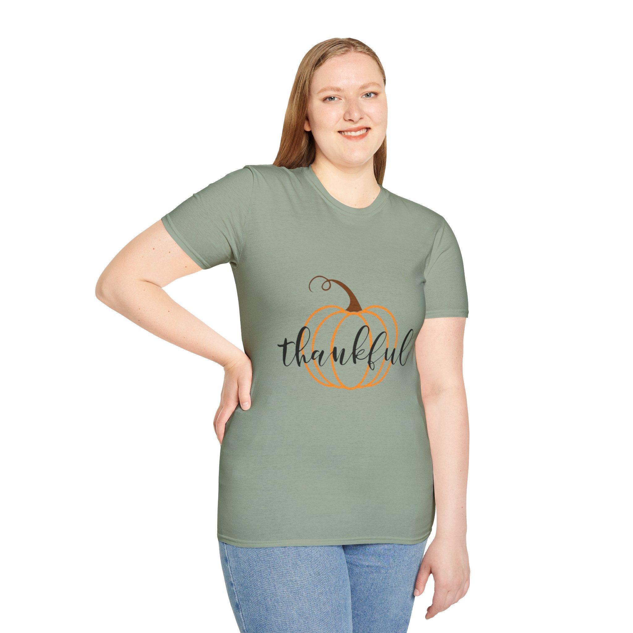 Thankful Pumpkin Unisex Softstyle T-Shirt