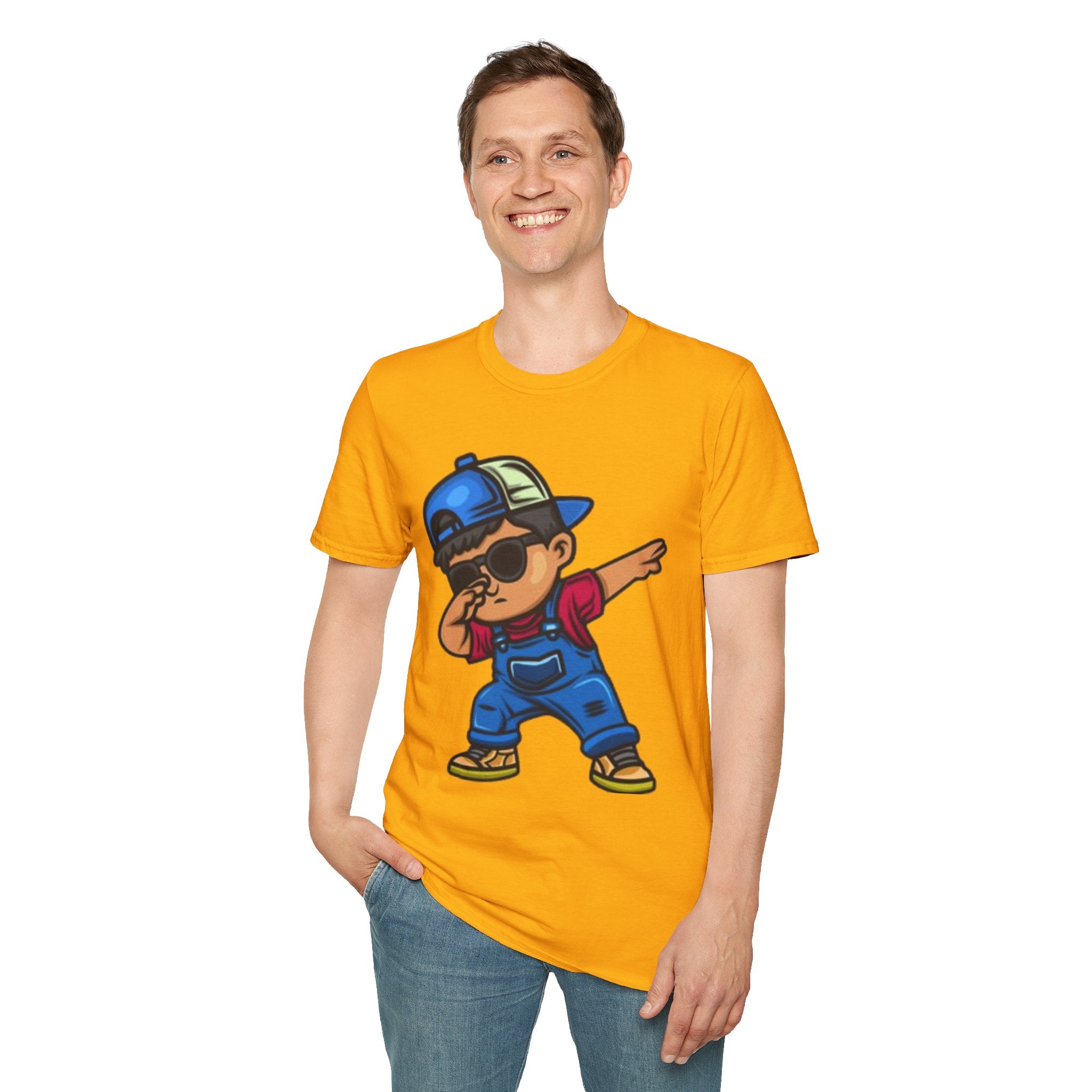 Cool Kid Dabbing Unisex Softstyle T-Shirt