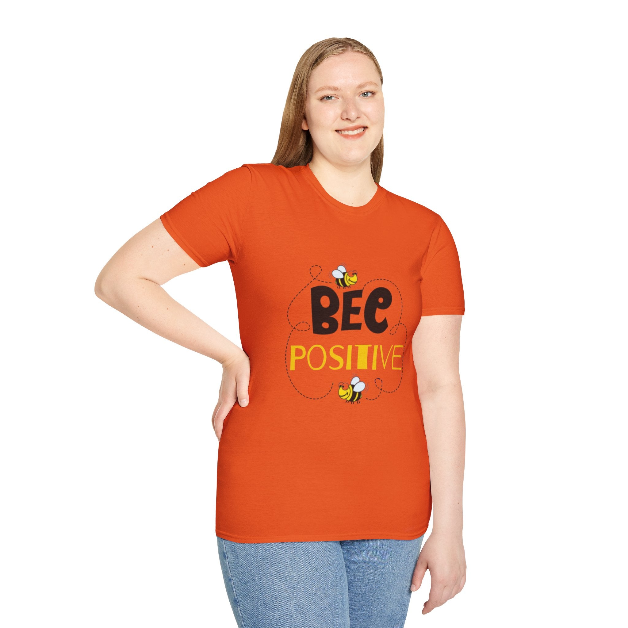 Bee Positive Unisex Softstyle T-Shirt