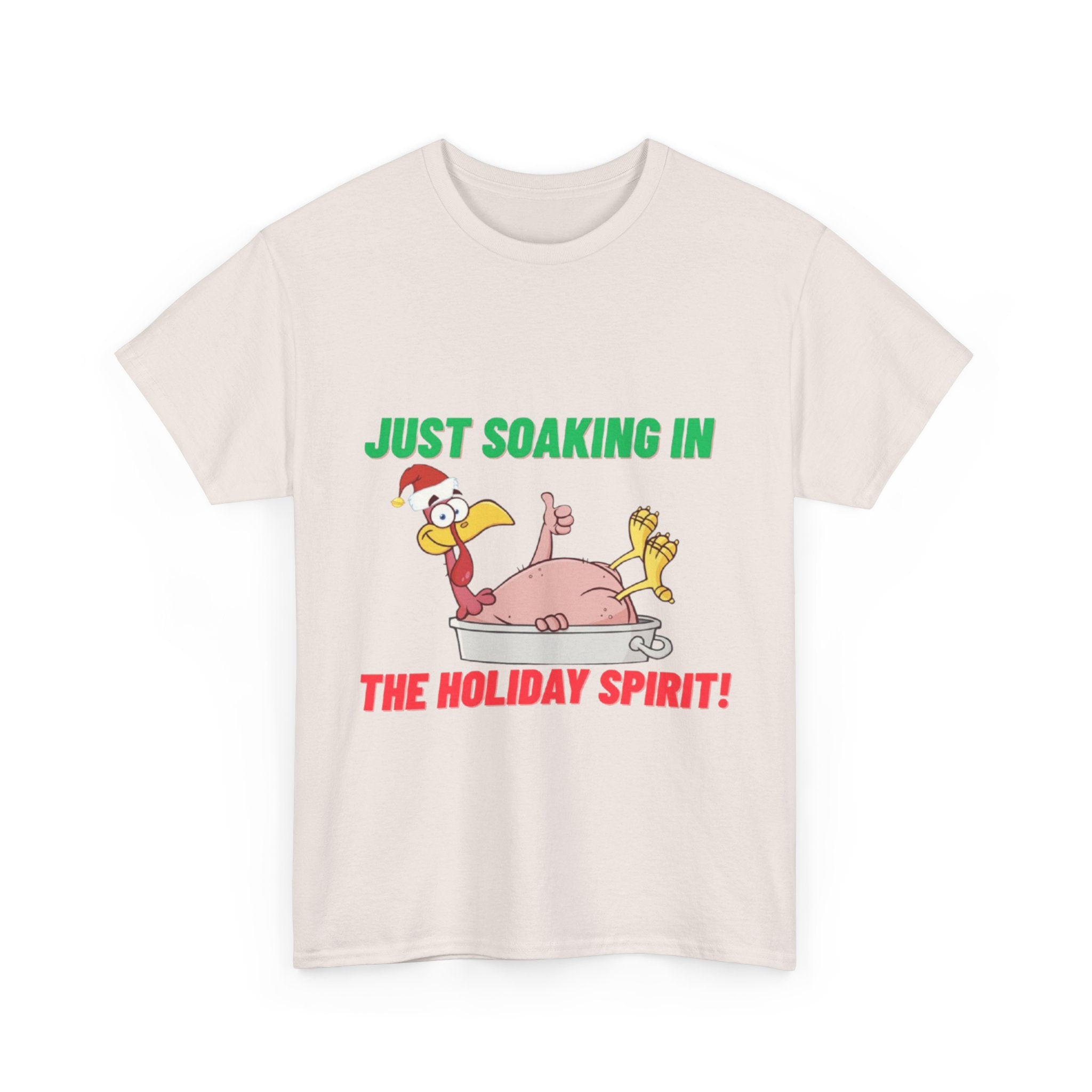 Just Soaking in the Holiday Spirit Unisex Heavy Cotton Tee