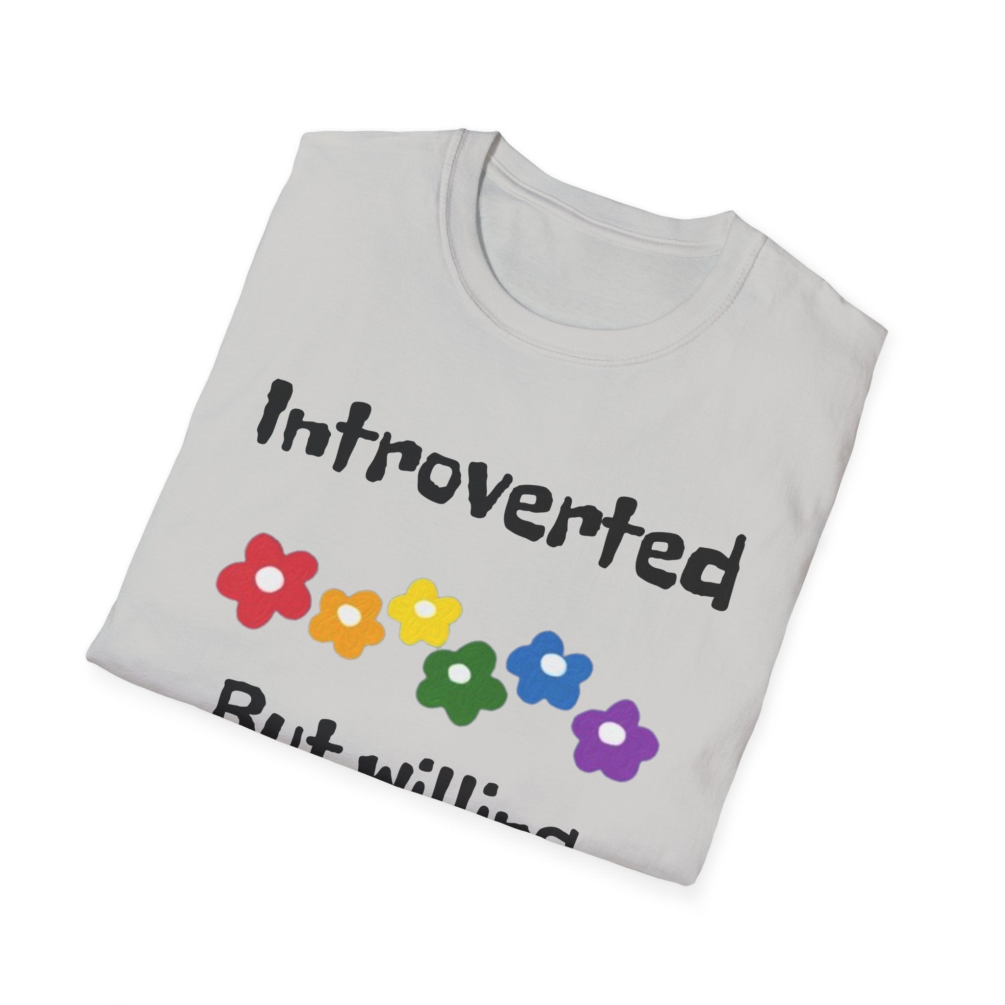 Introverted But Willing To Discuss Plants Unisex Softstyle T-Shirt