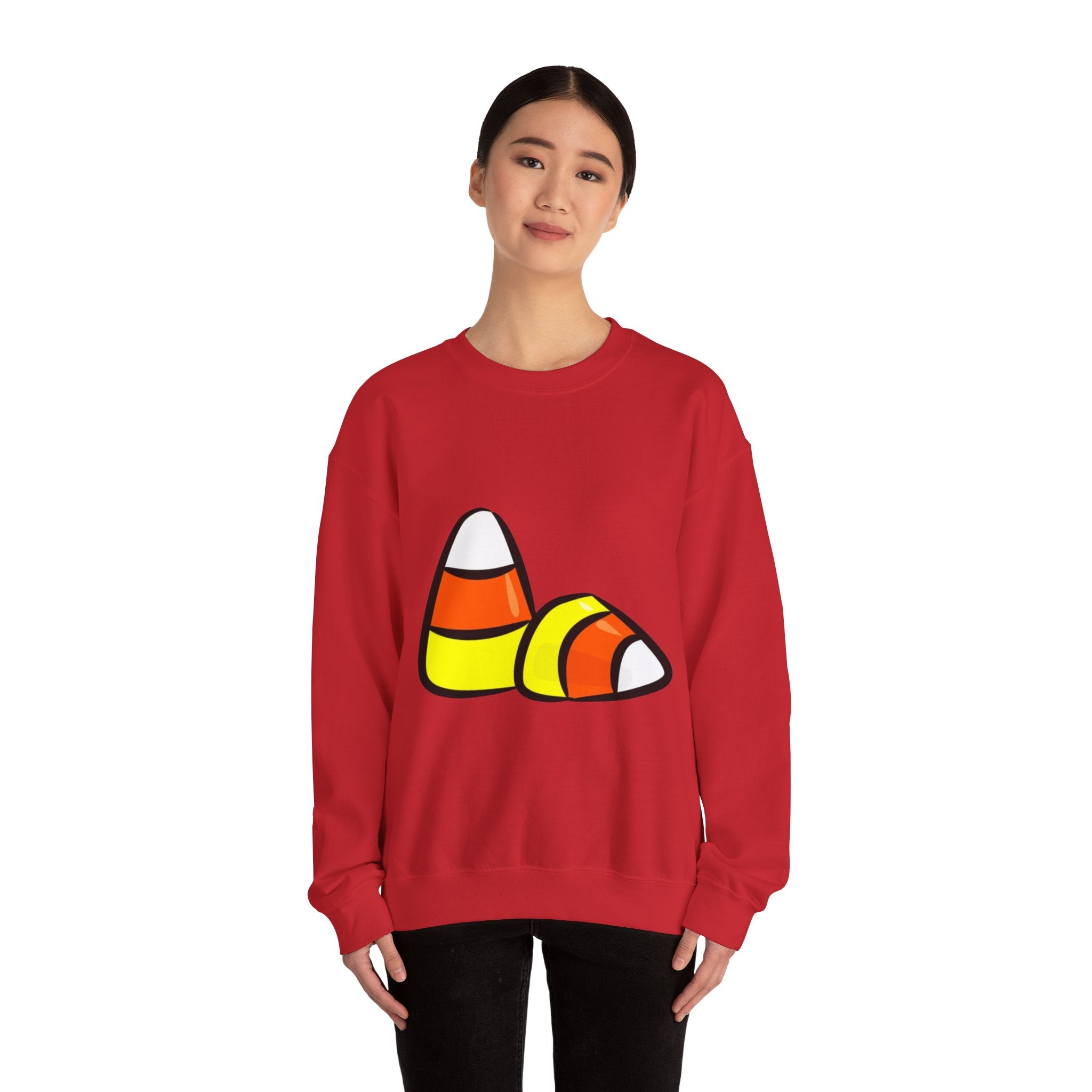 Halloween Candy Corn Unisex Heavy Blend™ Crewneck Sweatshirt