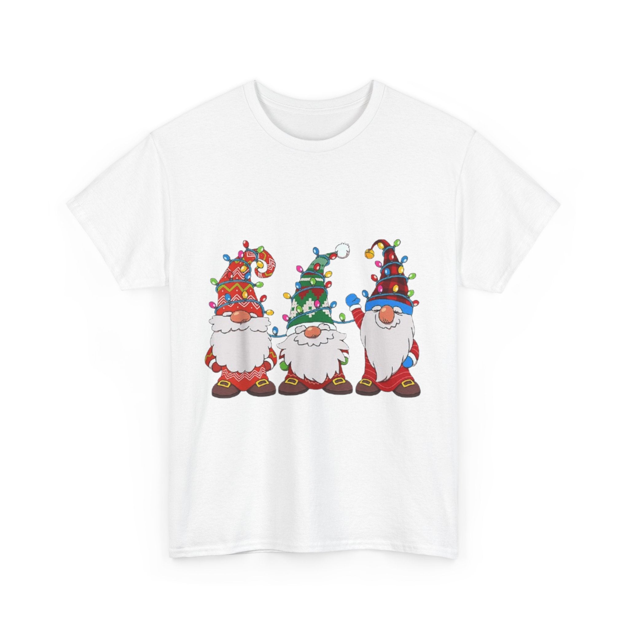 Christmas Gnome Unisex Heavy Cotton T-Shirt
