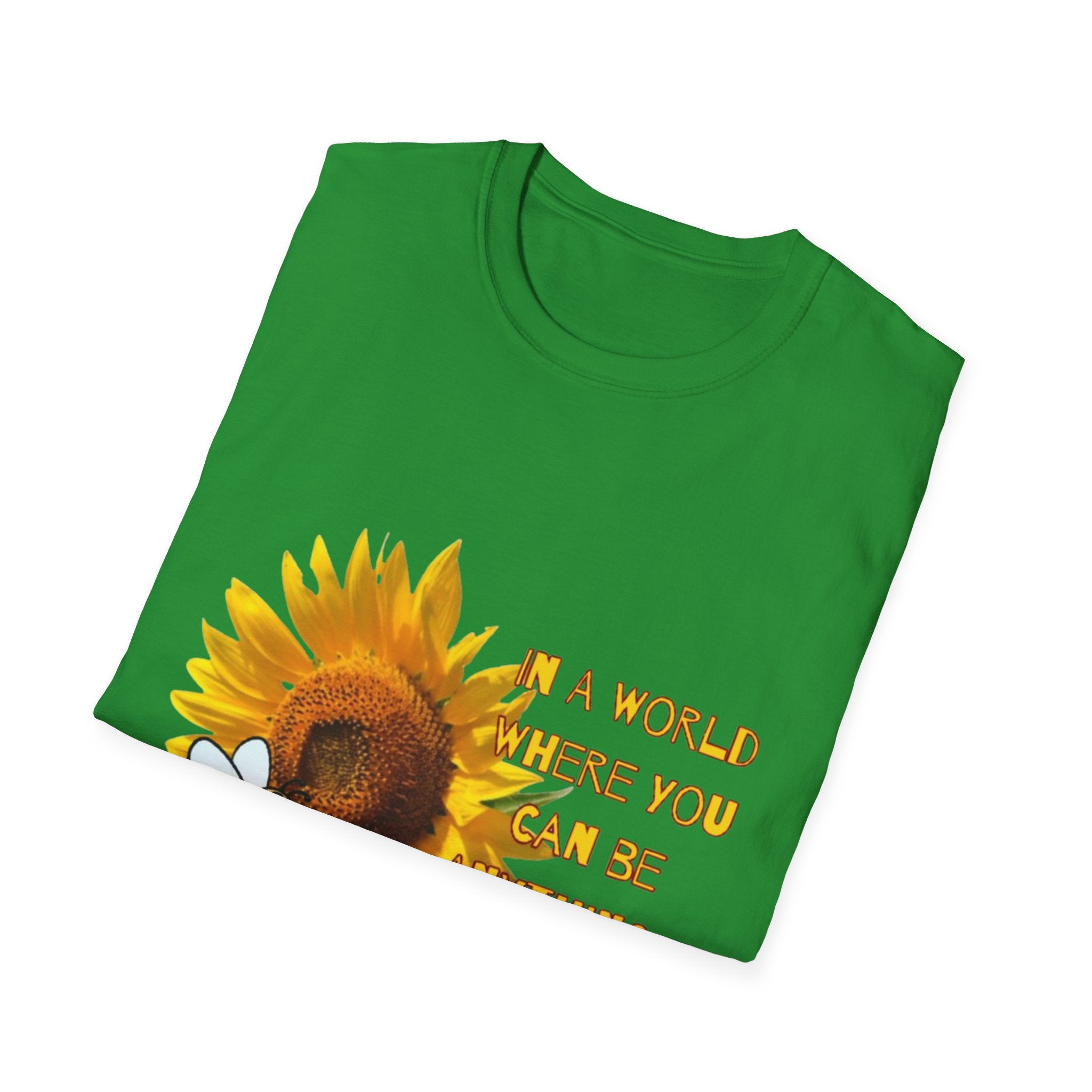 Bee Kind Sunflower Unisex Softstyle T-Shirt