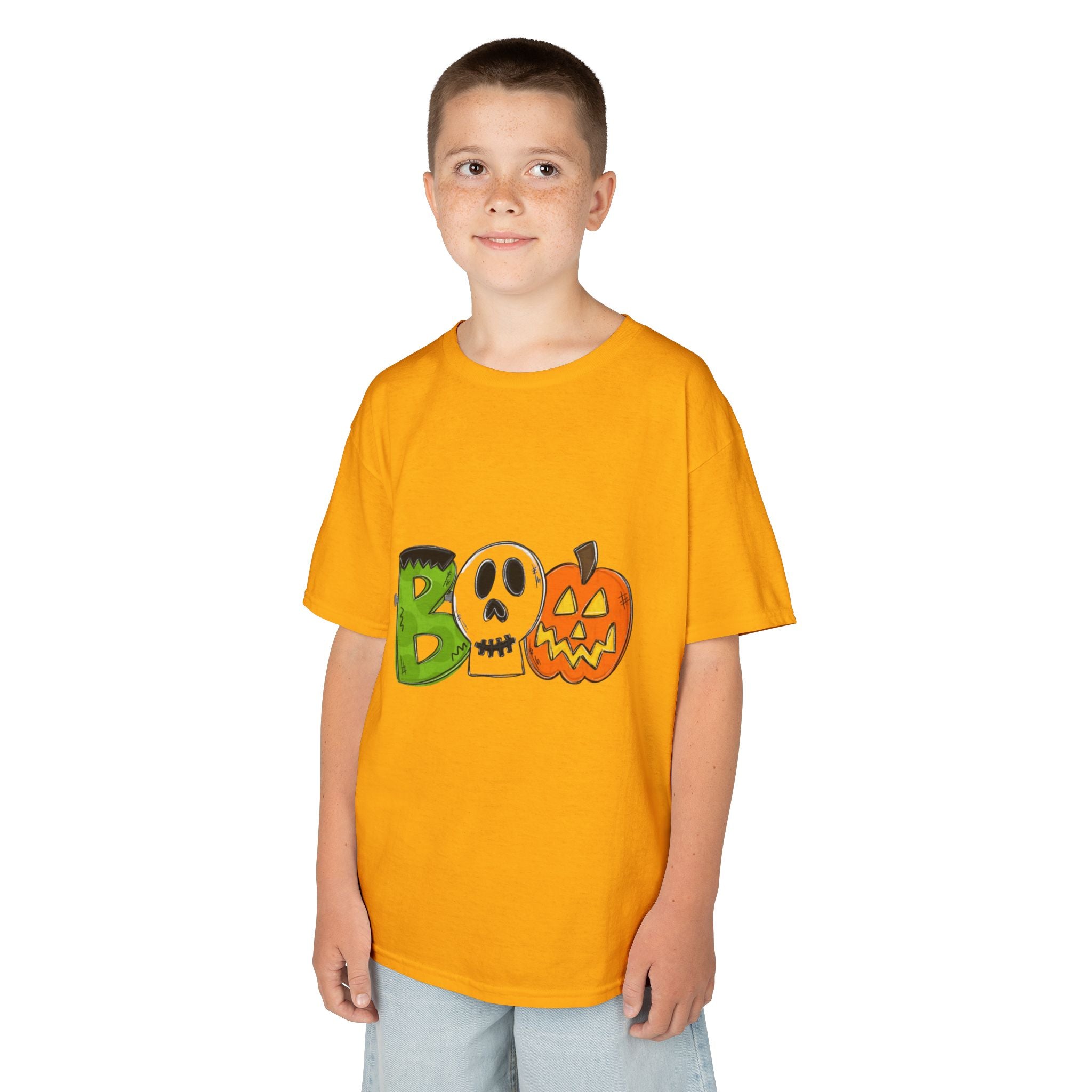 Halloween BOO Kids Short Sleeve T-Shirt