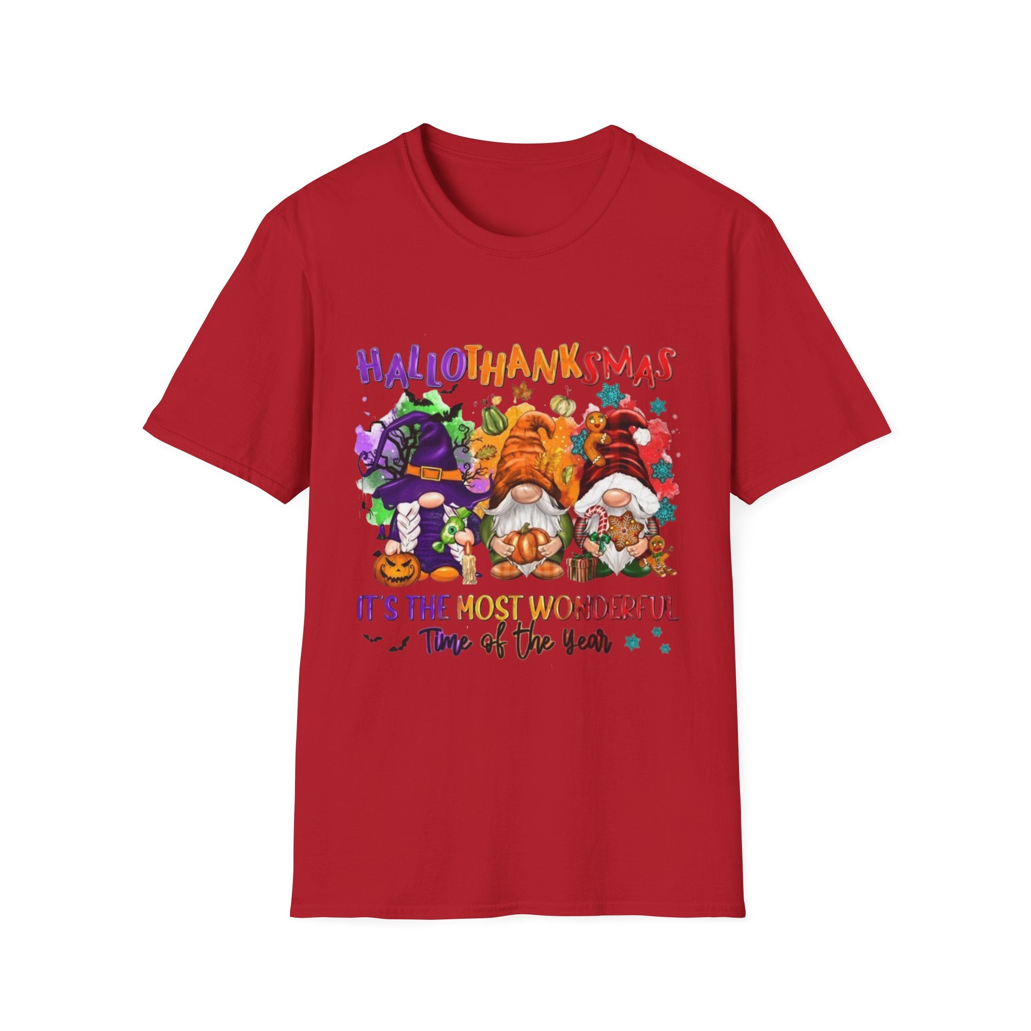 Happy Hallothanksmas Unisex Softstyle T-Shirt