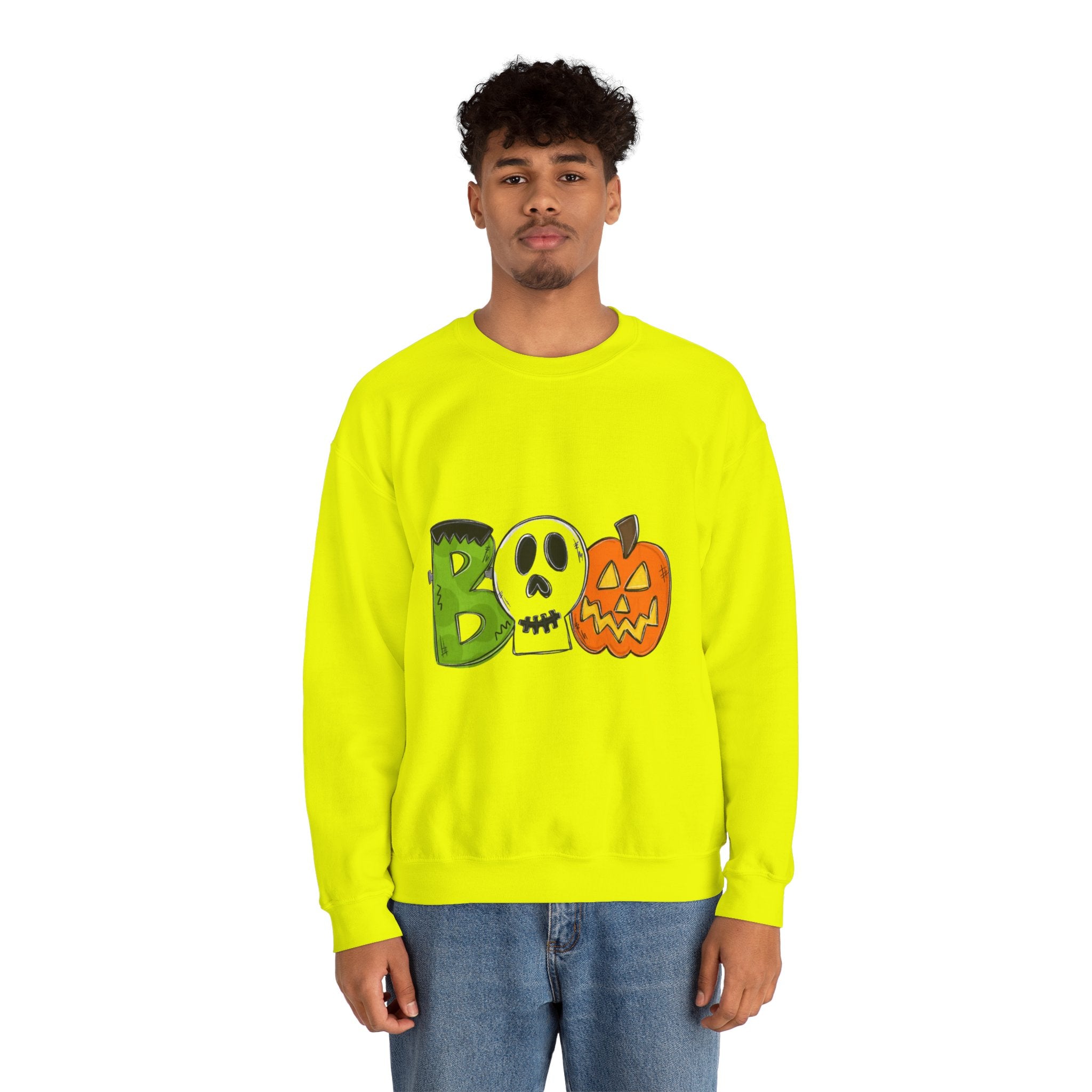 Halloween Boo Unisex Heavy Blend™ Crewneck Sweatshirt