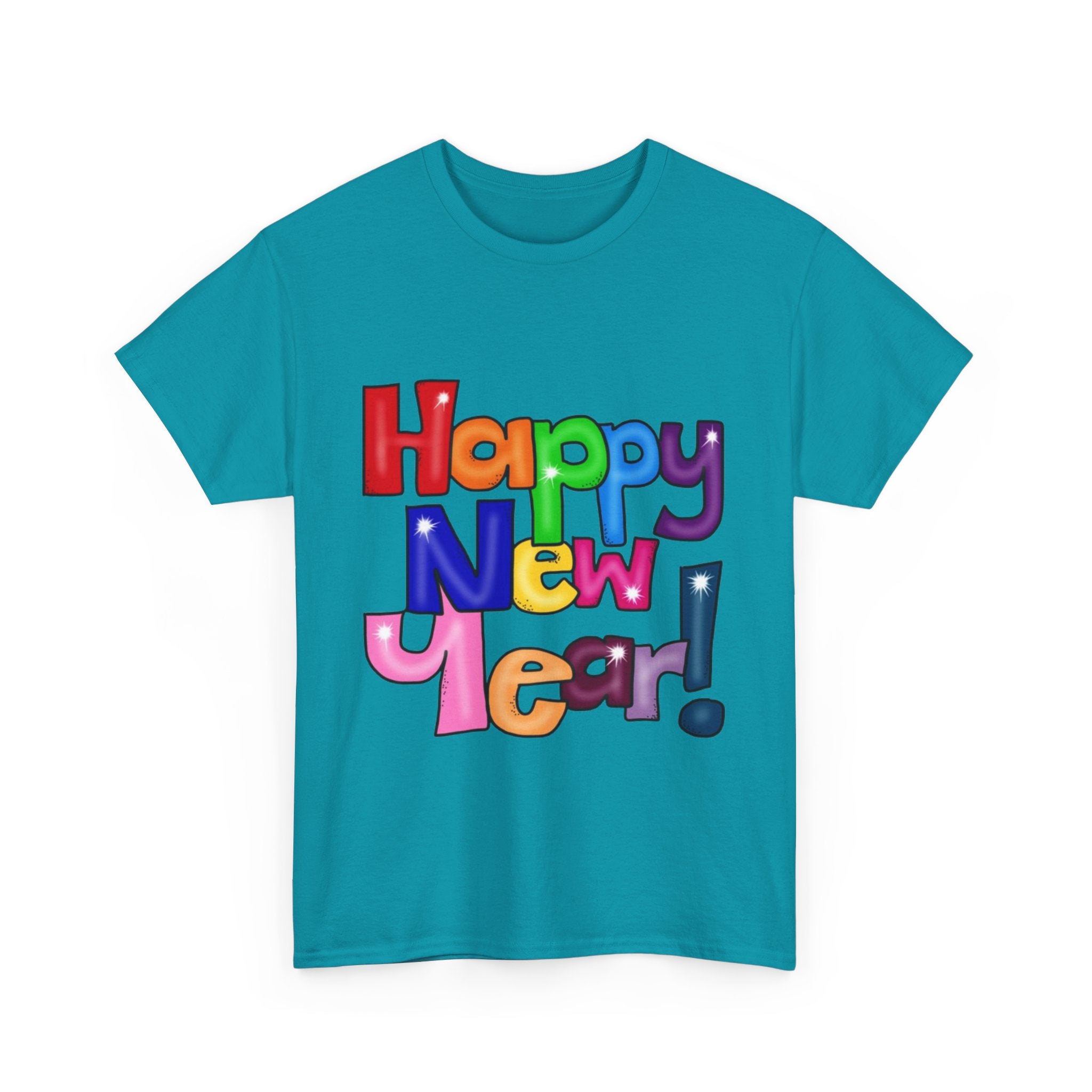 2026 Happy New Year DOUBLE SIDED Unisex Heavy Cotton T-Shirt