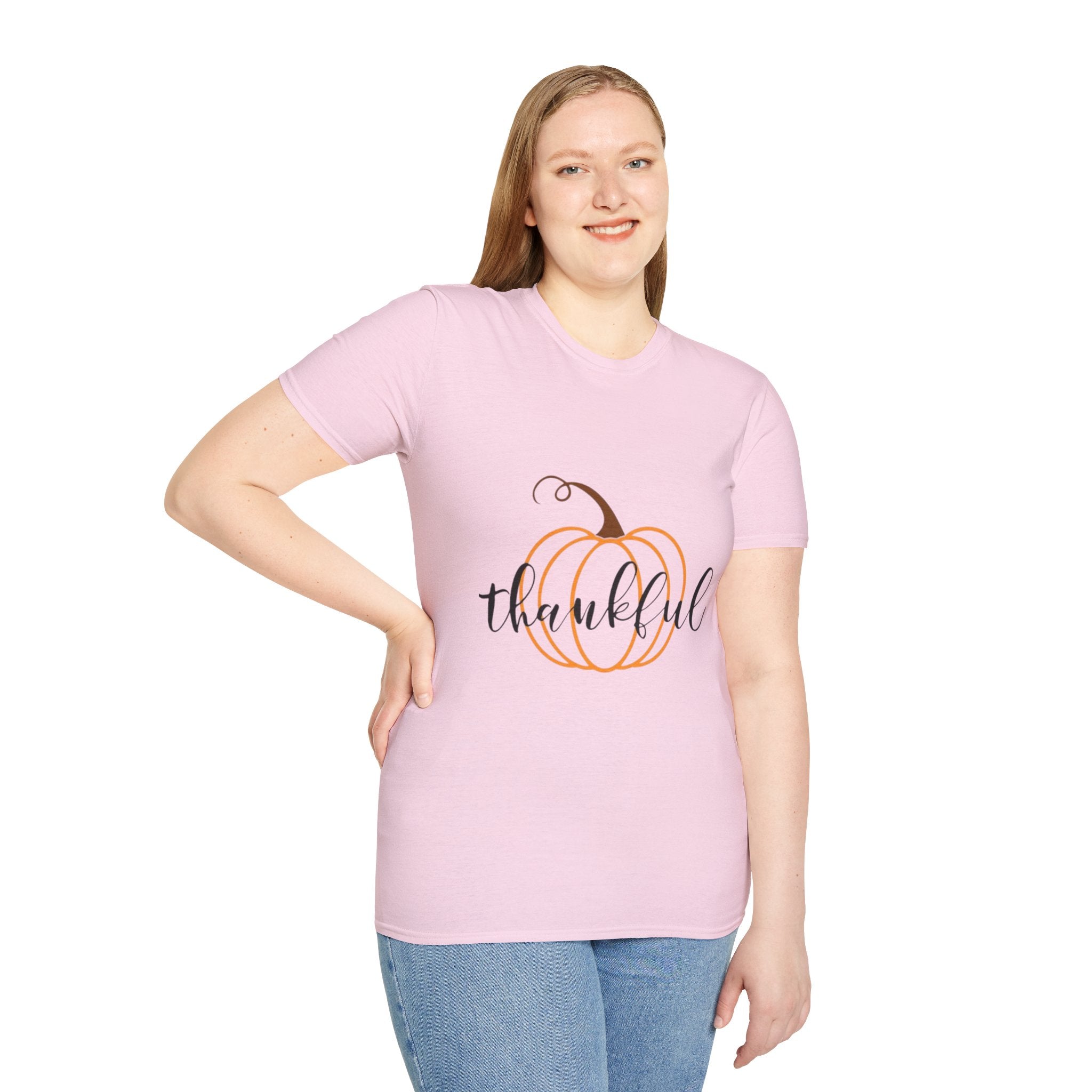 Thankful Pumpkin Unisex Softstyle T-Shirt