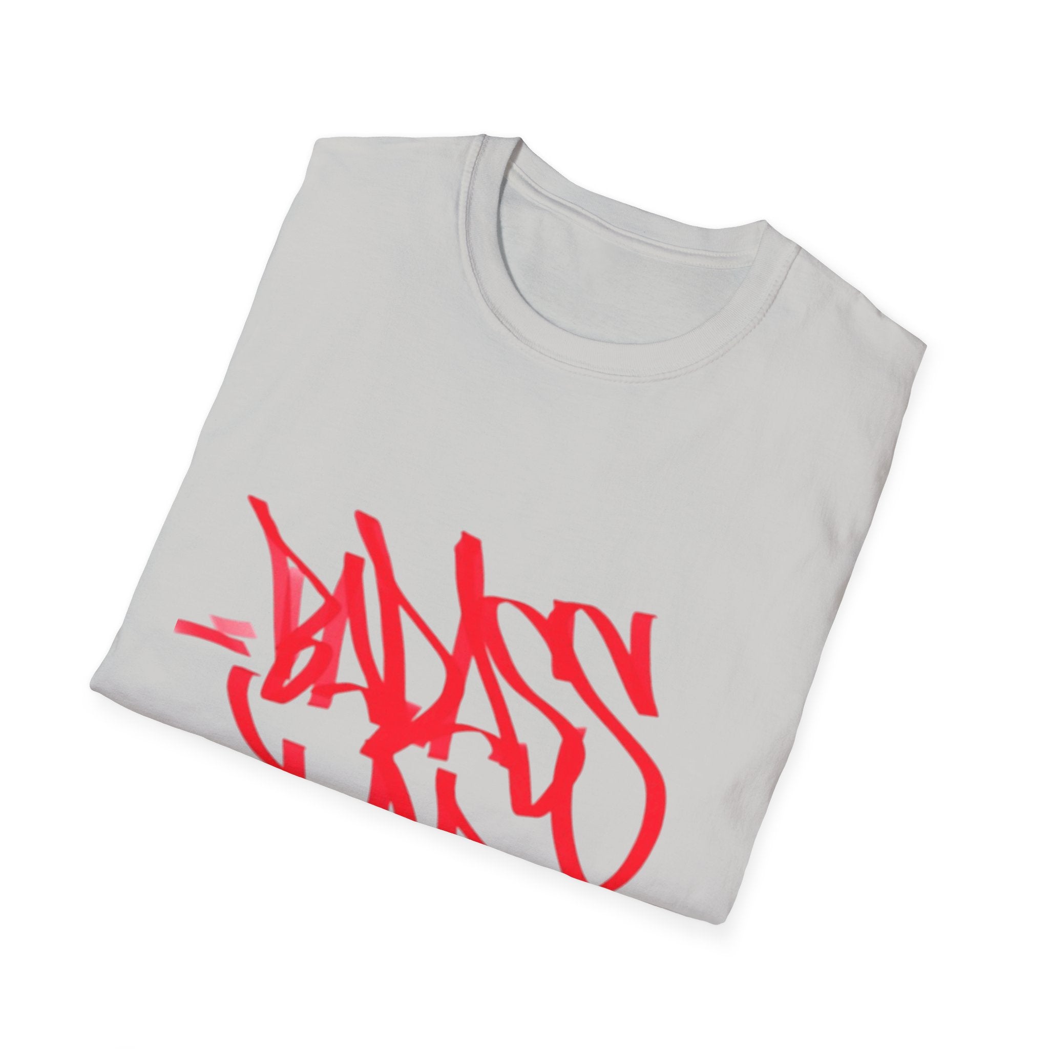 Red Graffiti Style Unisex Softstyle T-Shirt