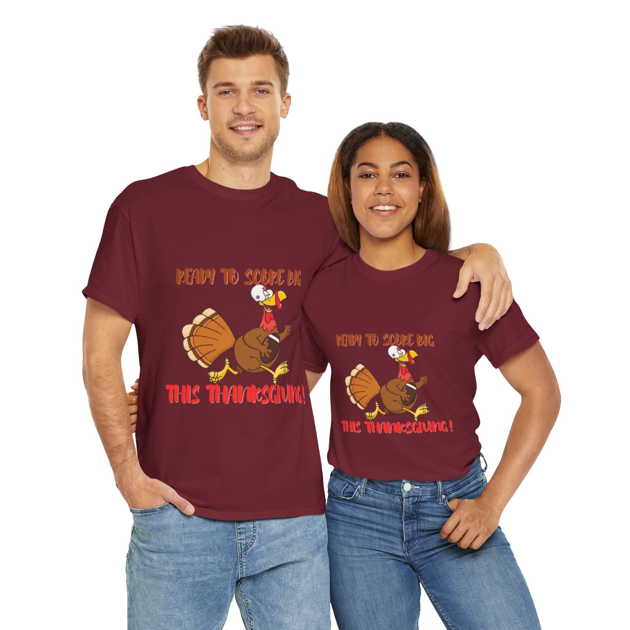 Ready To Score Big This Thanksgiving Unisex Heavy Cotton T-Shirt
