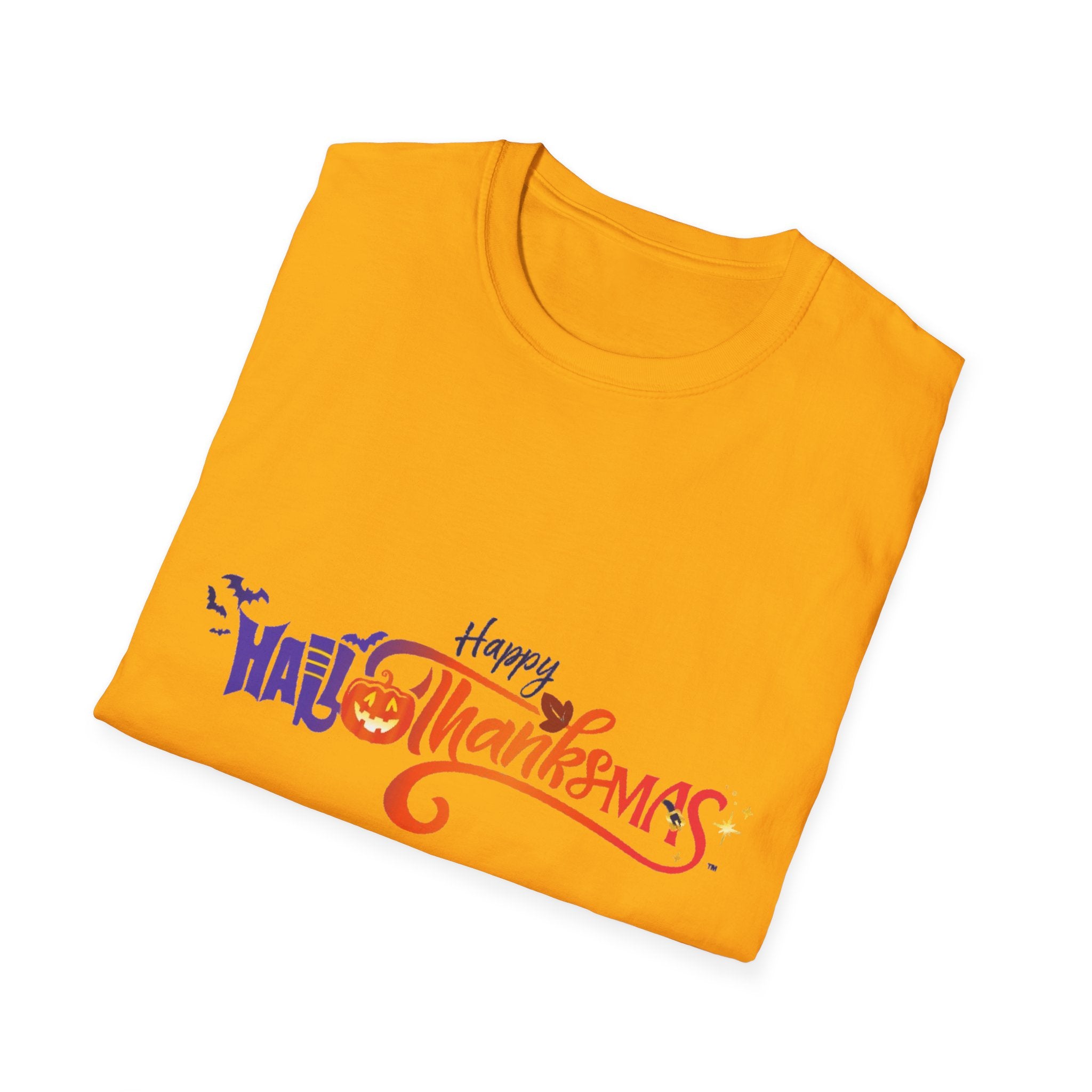 Happy Hallothanksmas Unisex Softstyle T-Shirt