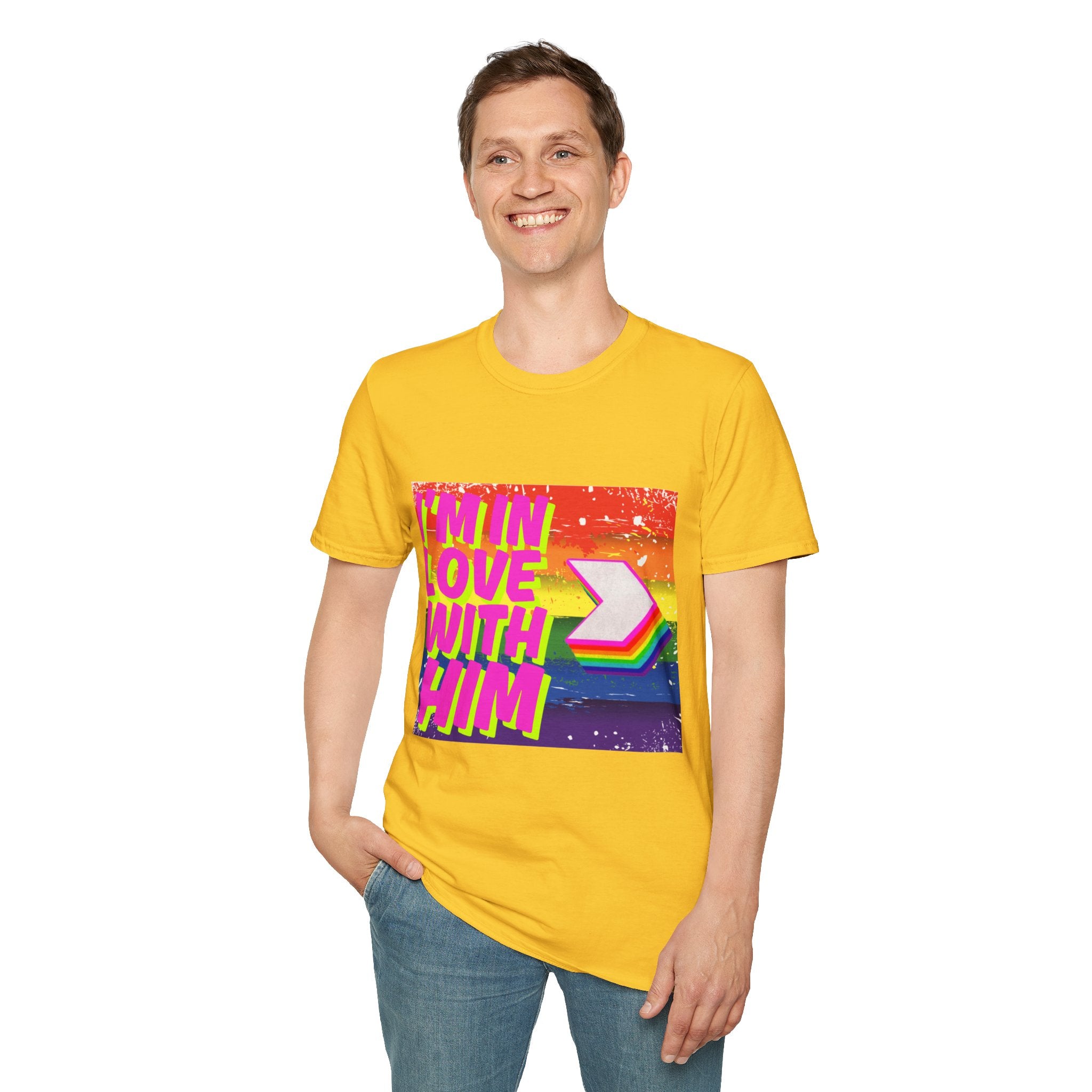I'm In Love With Him Unisex Softstyle T-Shirt